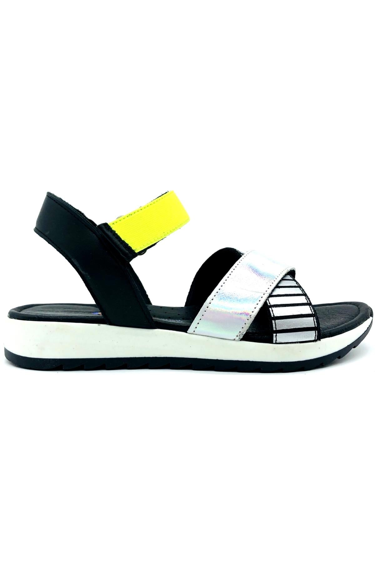 Fosforlu Fashion Sandalet Siyah