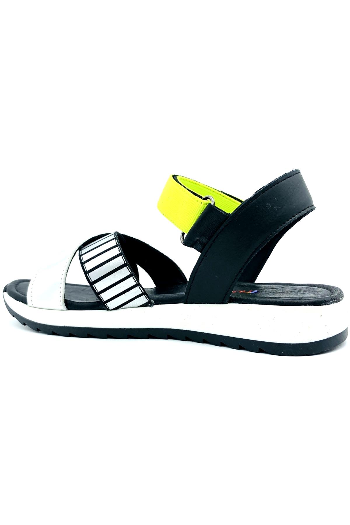Fosforlu Fashion Sandalet Siyah