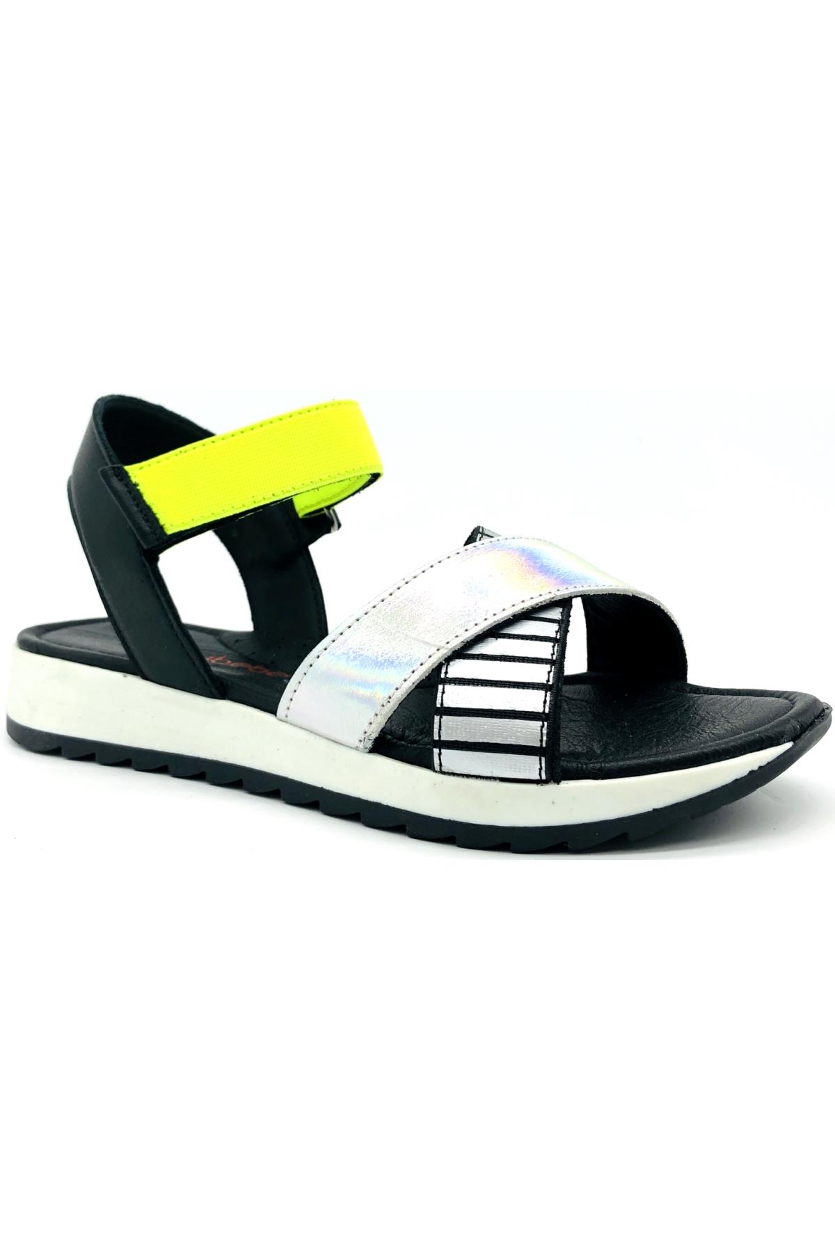 Fosforlu Fashion Sandalet Siyah