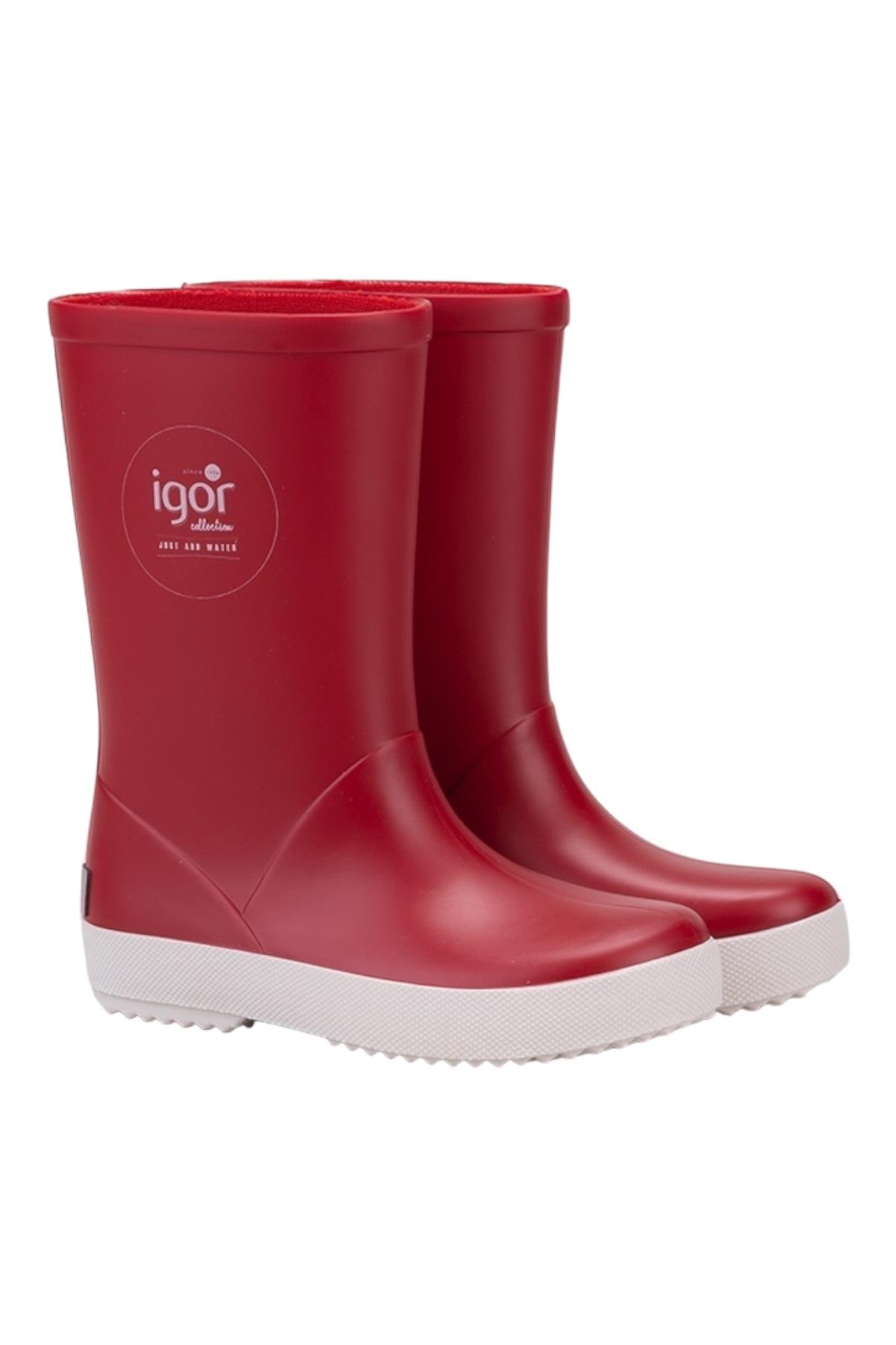 Igor Splash Nautico Genç Yağmur Çizmesi Kırmızı