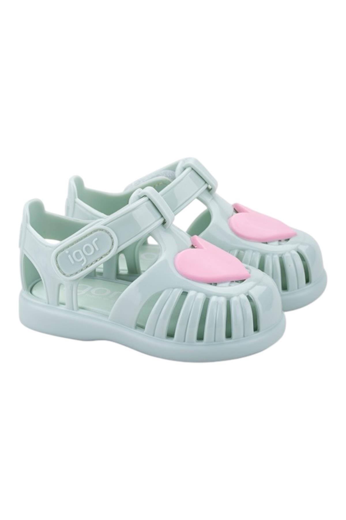 Igor Tobby Gloss Love Çocuk Sandalet Mint