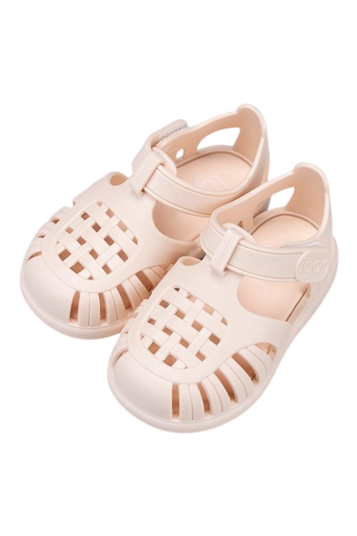 Igor Tobby Plastik Örgülü Sandalet Bej