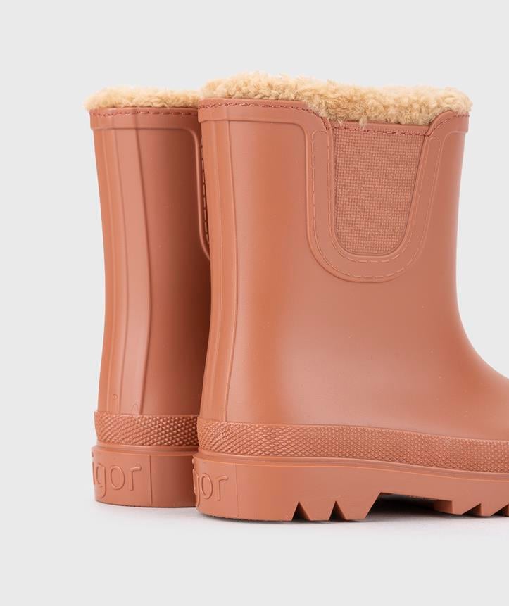 Igor Tokio Borreguito Kürklü Yağmur Çizmesi Kiremit