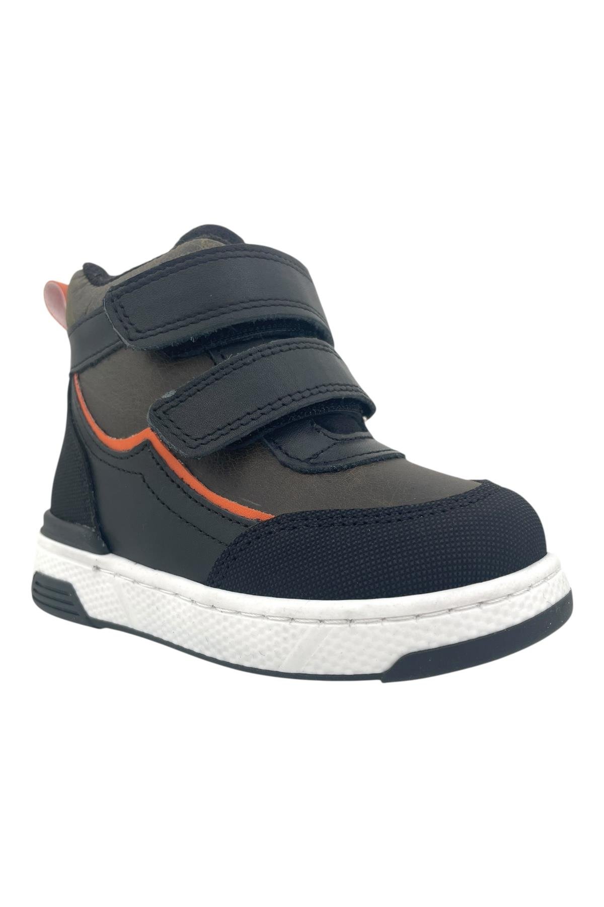 Iron Erkek Çocuk Deri ve Ortopedik Bot Kahverengi