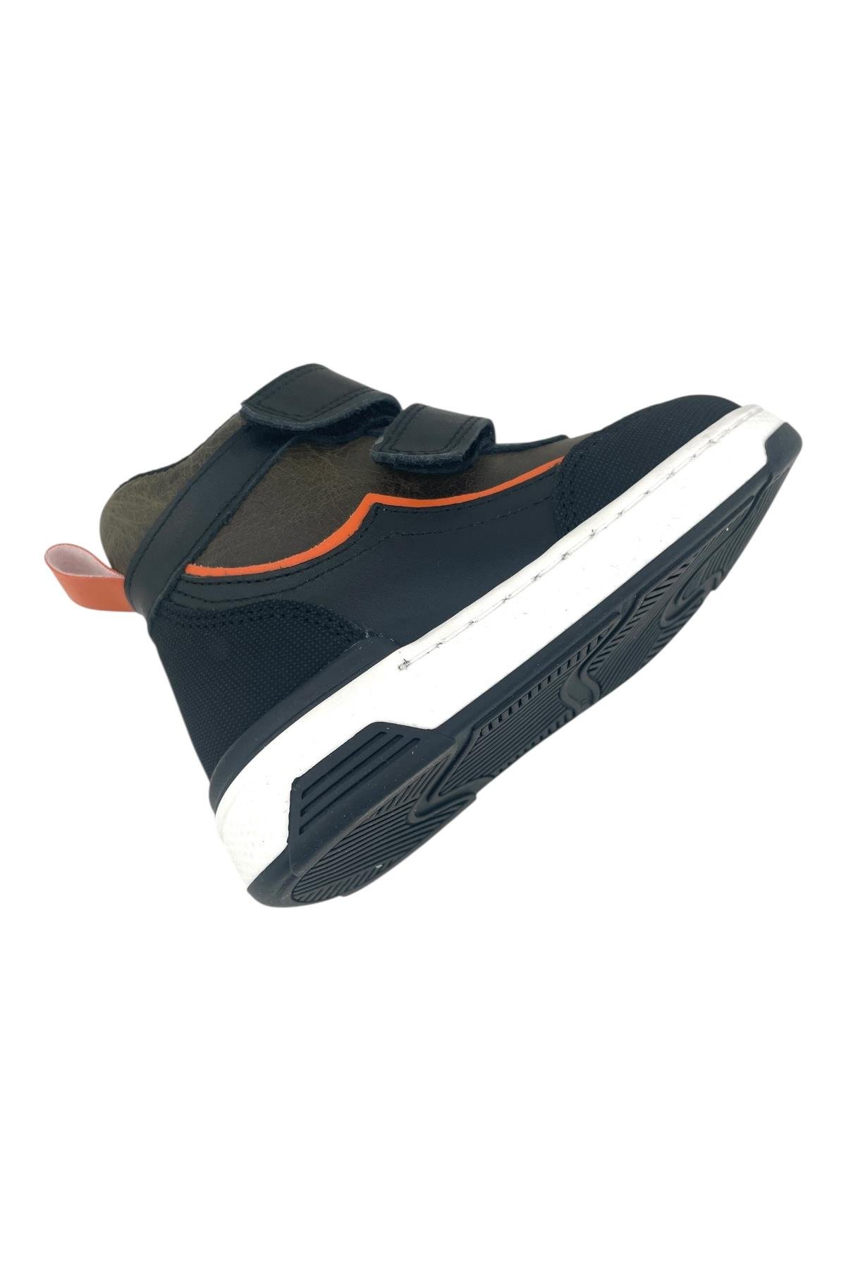 Iron Erkek Çocuk Deri ve Ortopedik Bot Kahverengi