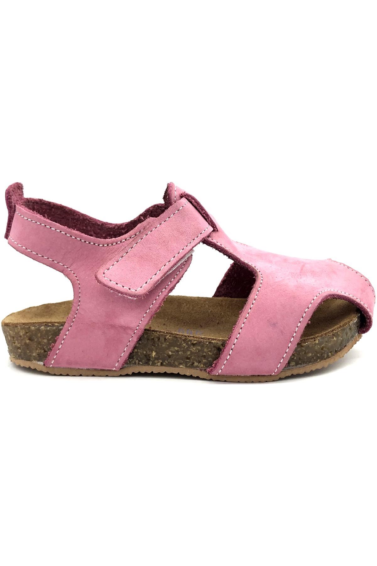 Kapalı Mantar Taban Erkek Çocuk Sandaleti Pembe