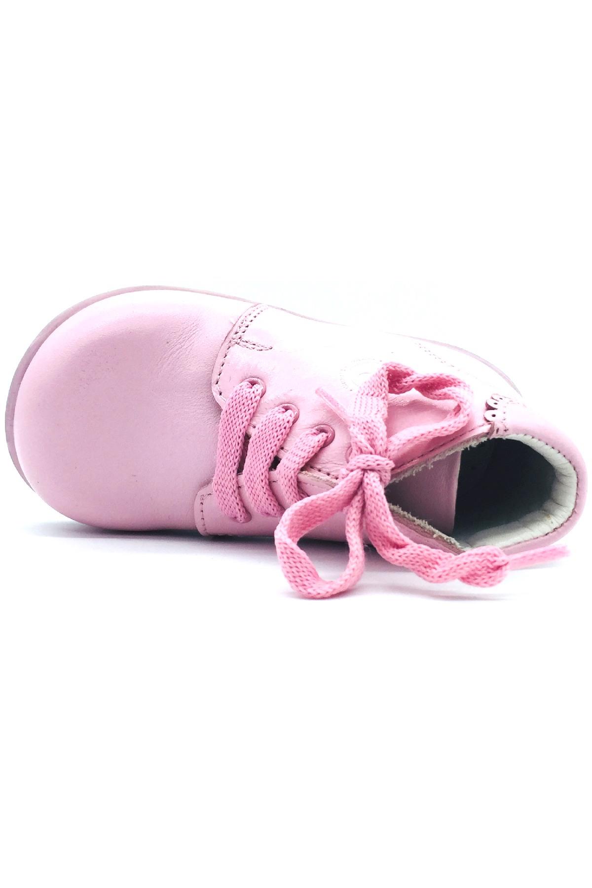 Kışlık Bağcıklı İlk Adım Botu  Pembe