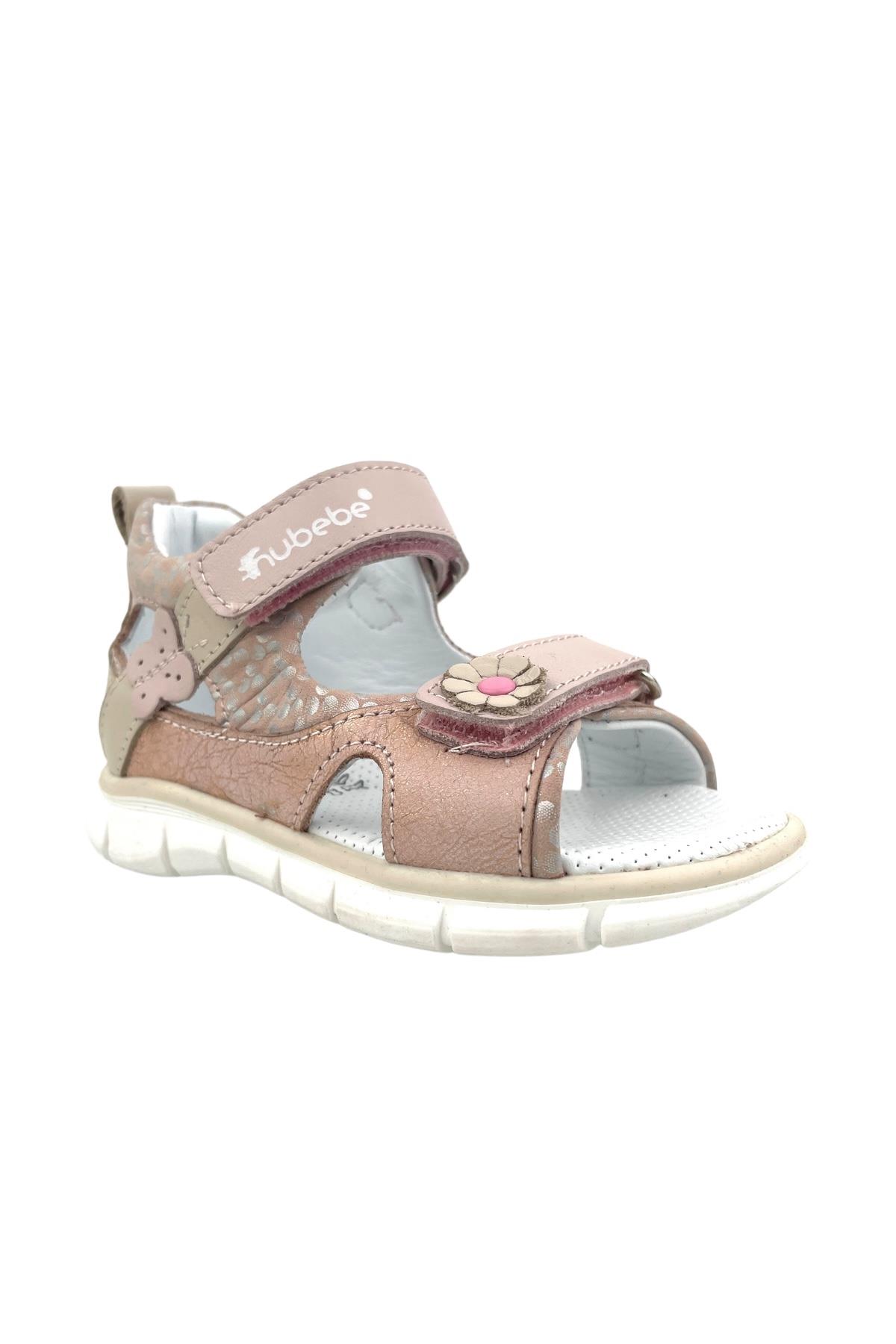 Kız Çocuk Ortho Casual Sandalet Pudra