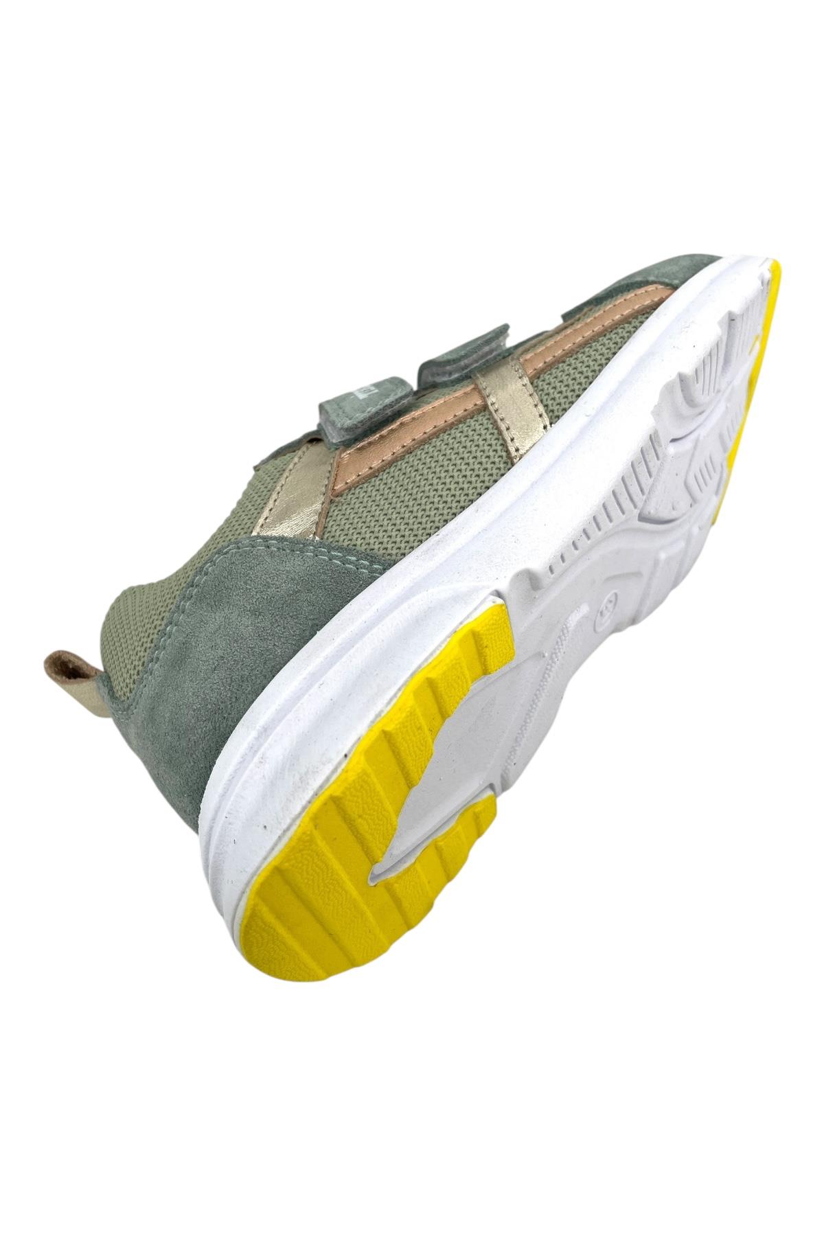 Mexican Kız Çocuk Desenli Taban Ayakkabı Su Yeşili