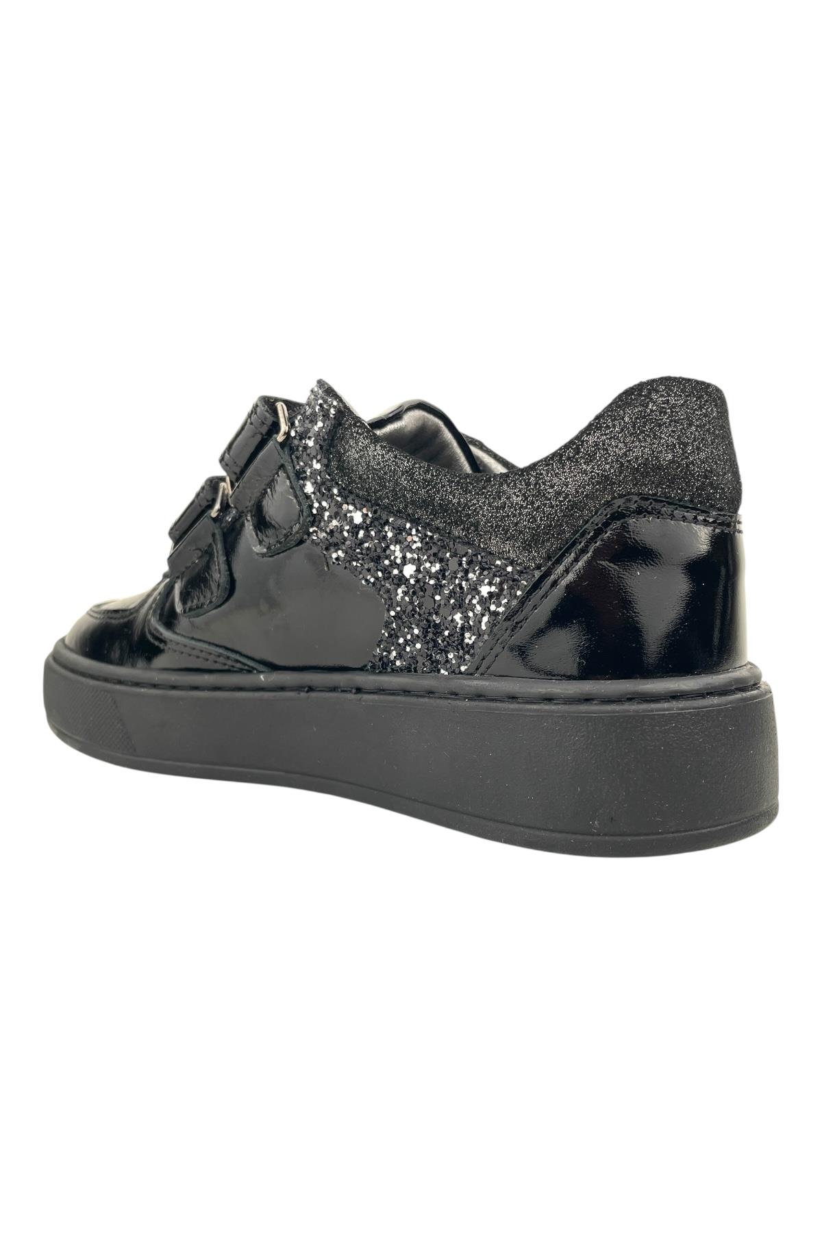 Nordic Siyah Deri Okul Ayakkabısı Siyah Rugan