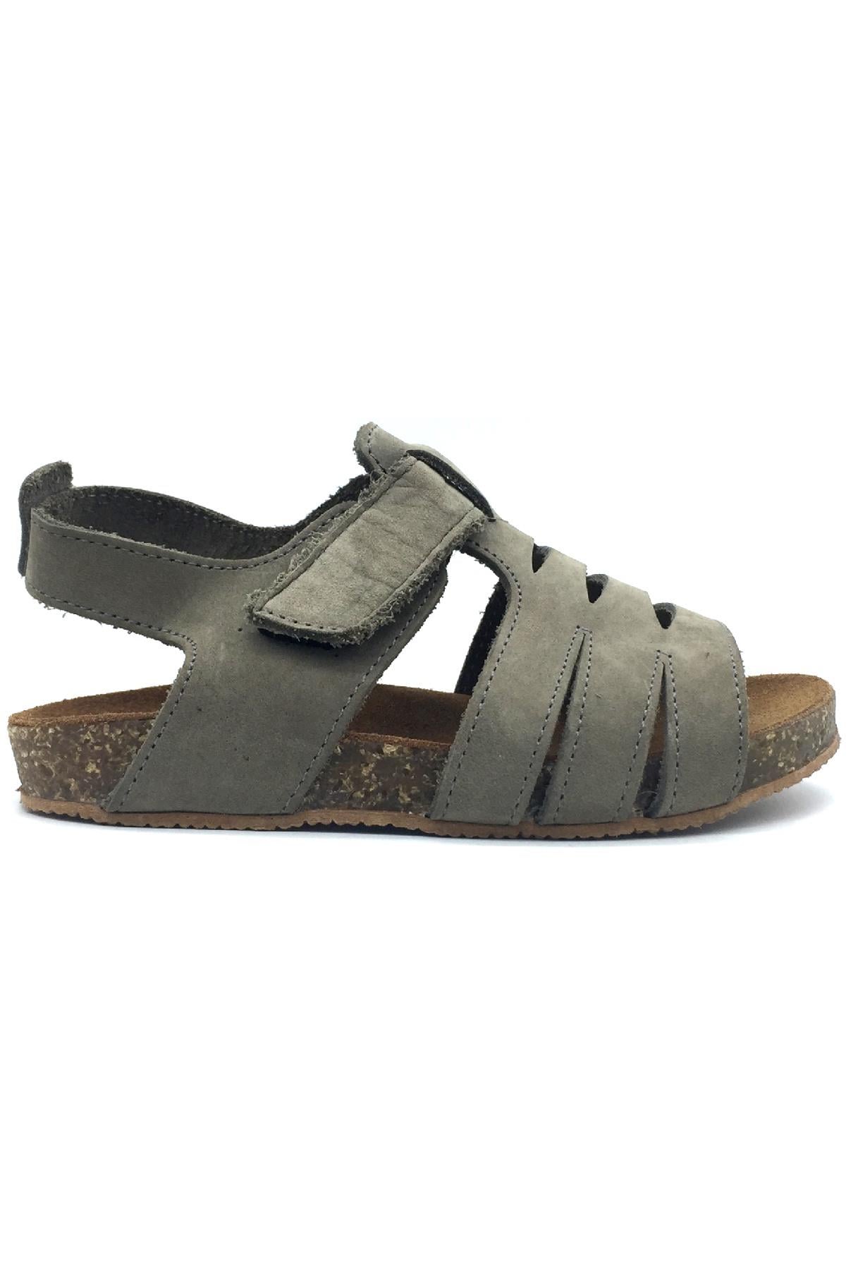 Ocks Mantar Taban Çocuk Sandaleti Gri