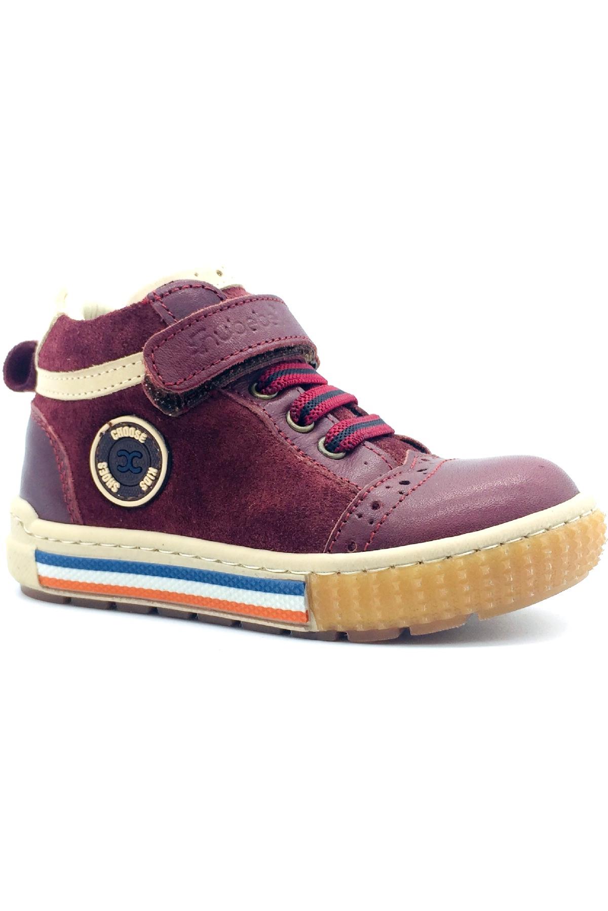 Old Skool Anatomik Erkek Çocuk Botu Bordo