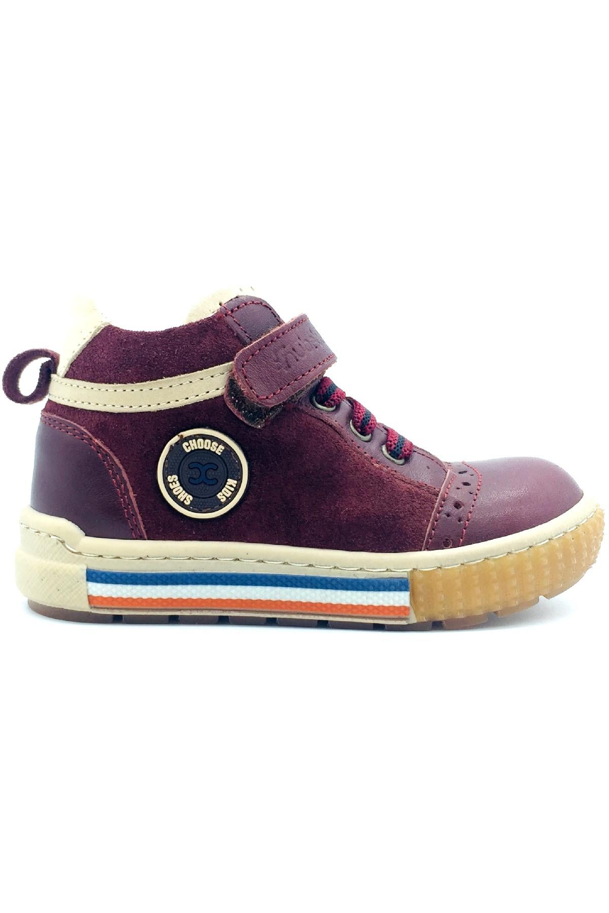 Old Skool Anatomik Erkek Çocuk Botu Bordo