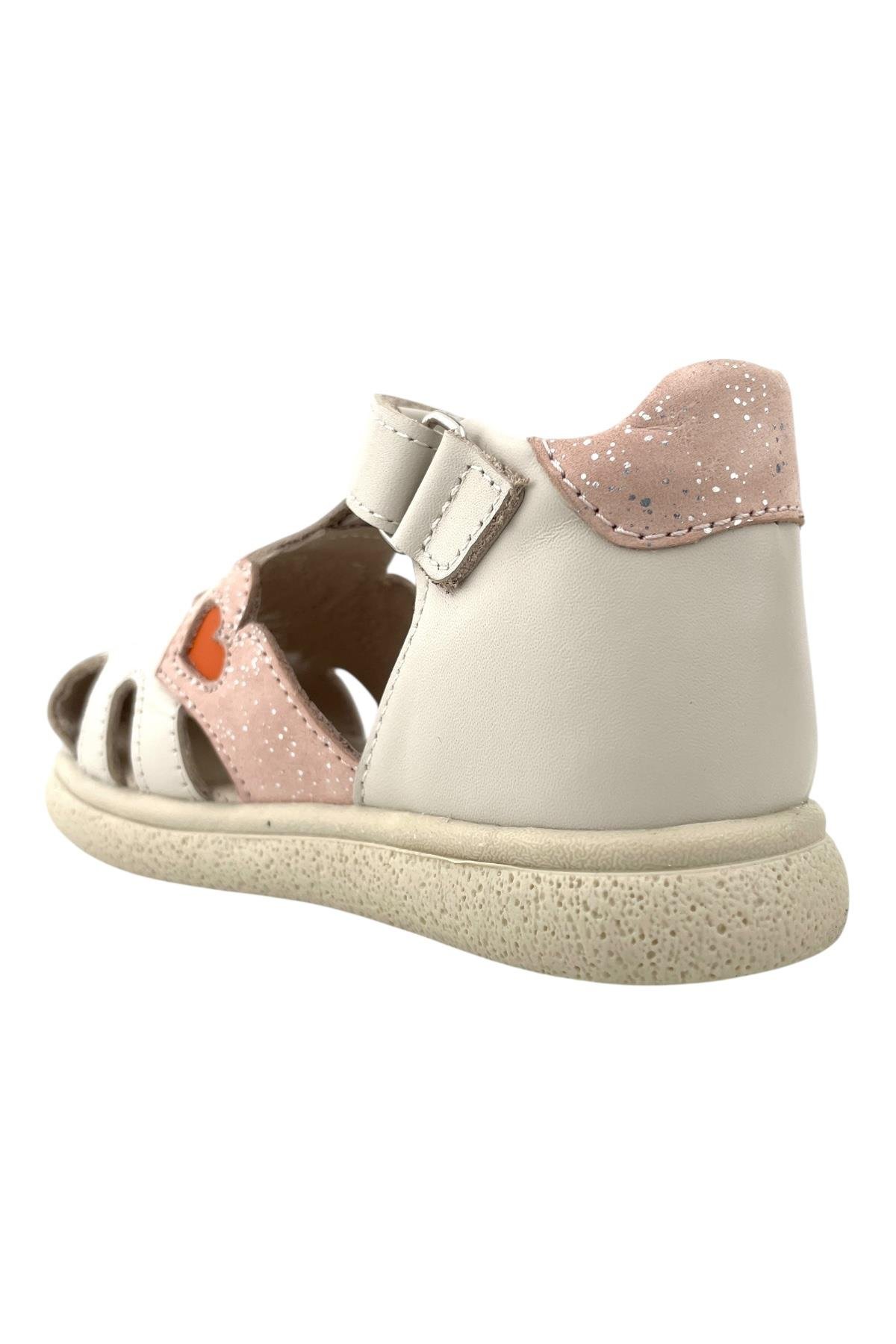 Provence Kız Çocuk Burnu Kapalı Deri Sandalet Bej