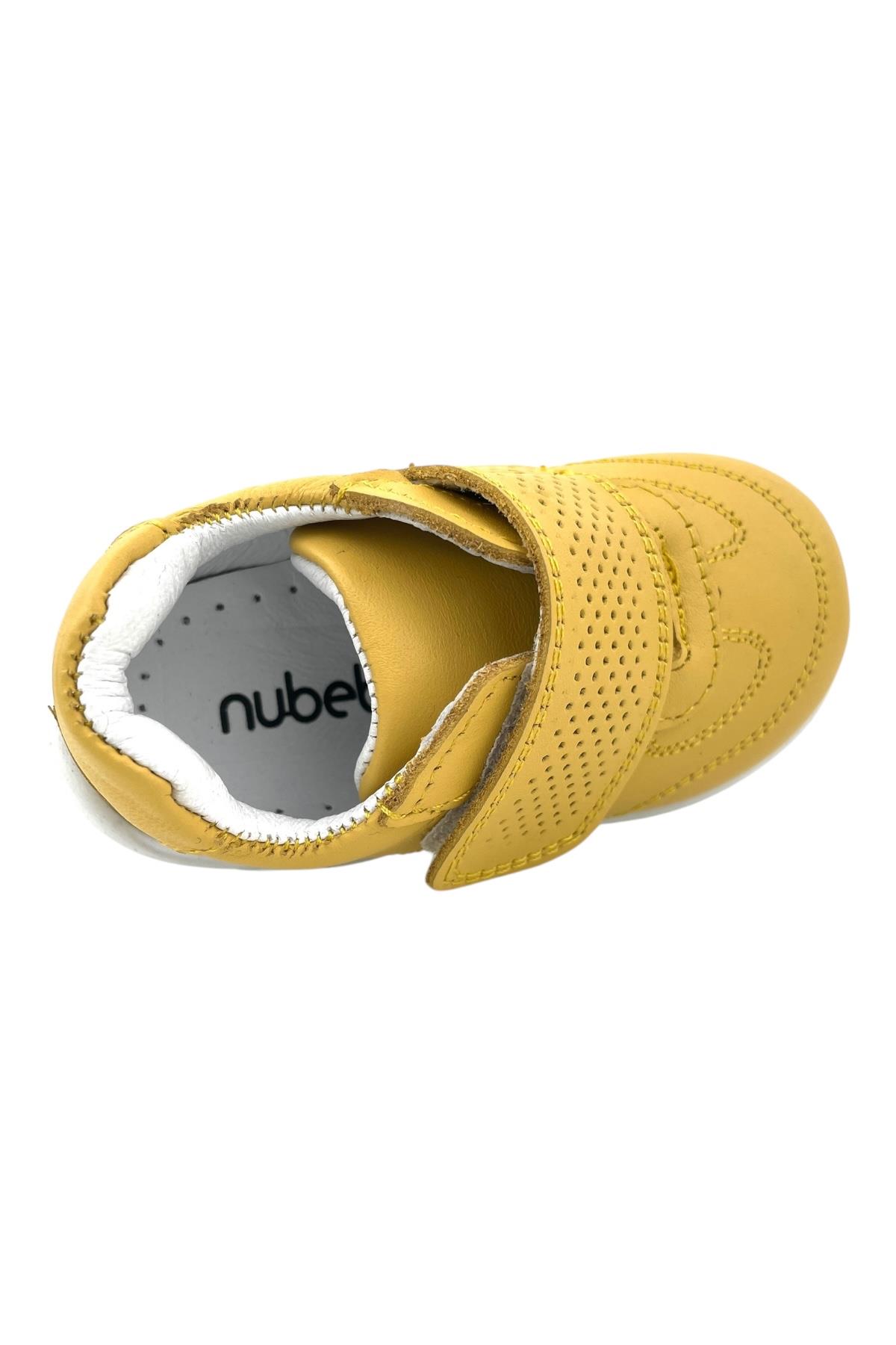 Scots Kız İlk Adım Ayakkabısı Deri Spor Sarı