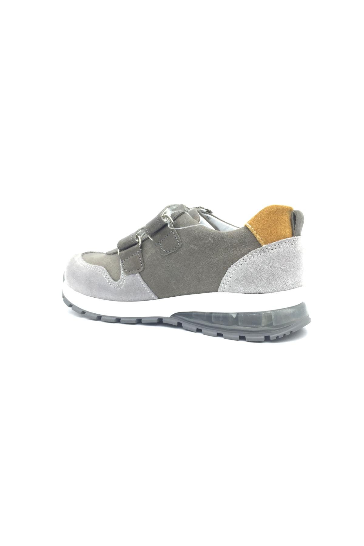 Şeritli Işıksız Erkek Çocuk Spor Ayakkabı Gri