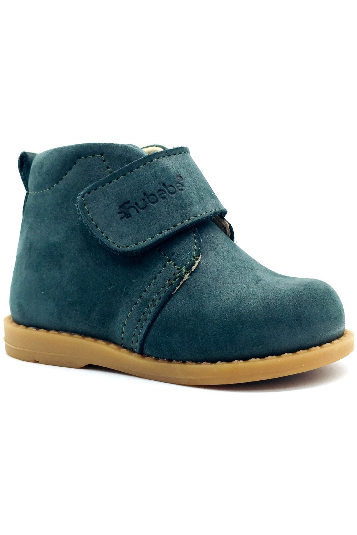 Şık ve Sade Unisex İlk Adım Botu Yeşil