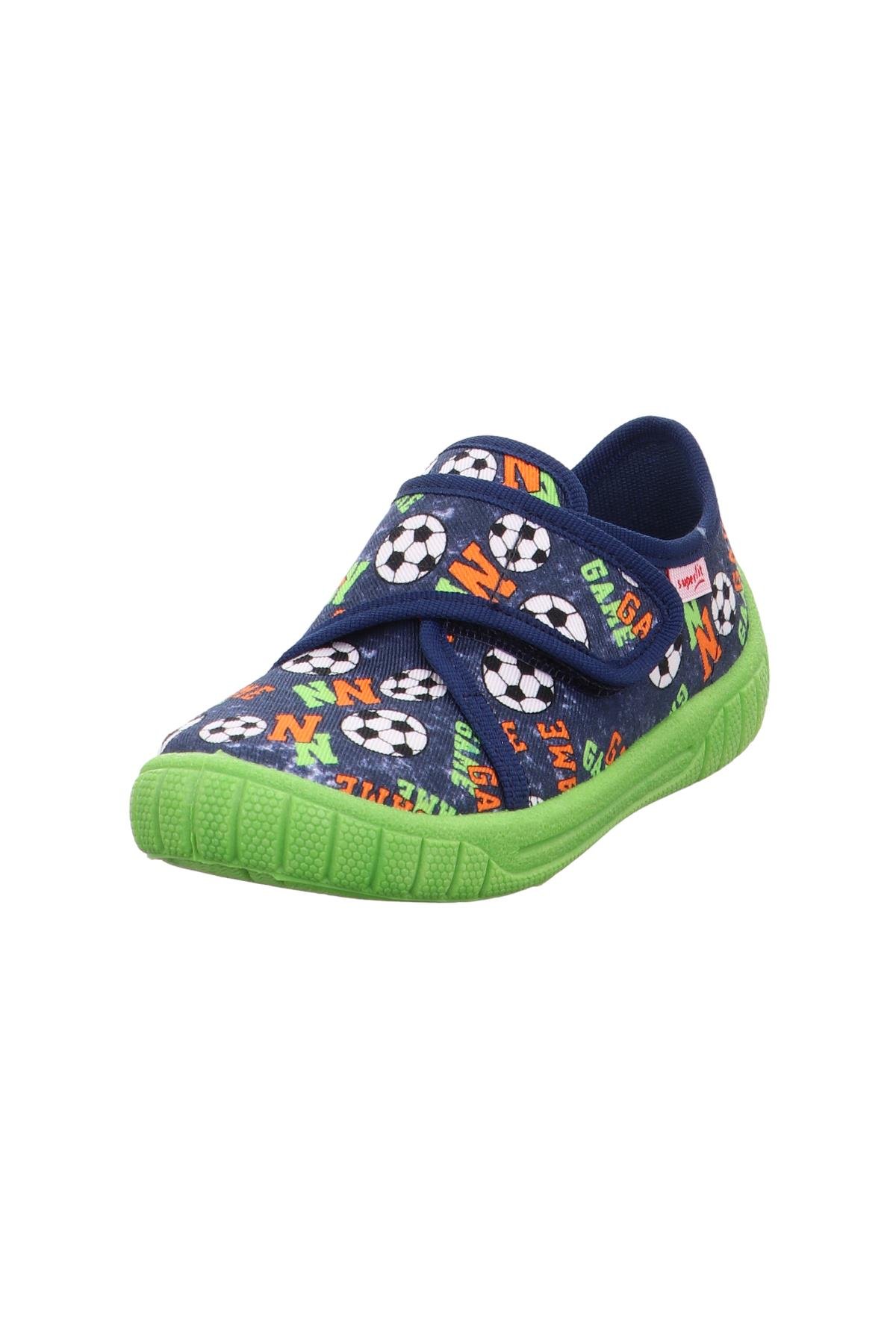 Superfit Erkek Çocuk Keten Ev Ayakkabısı Lacivert