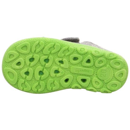 Superfit Happy Octi Cırtlı Keçe Ev Ayakkabısı Gri