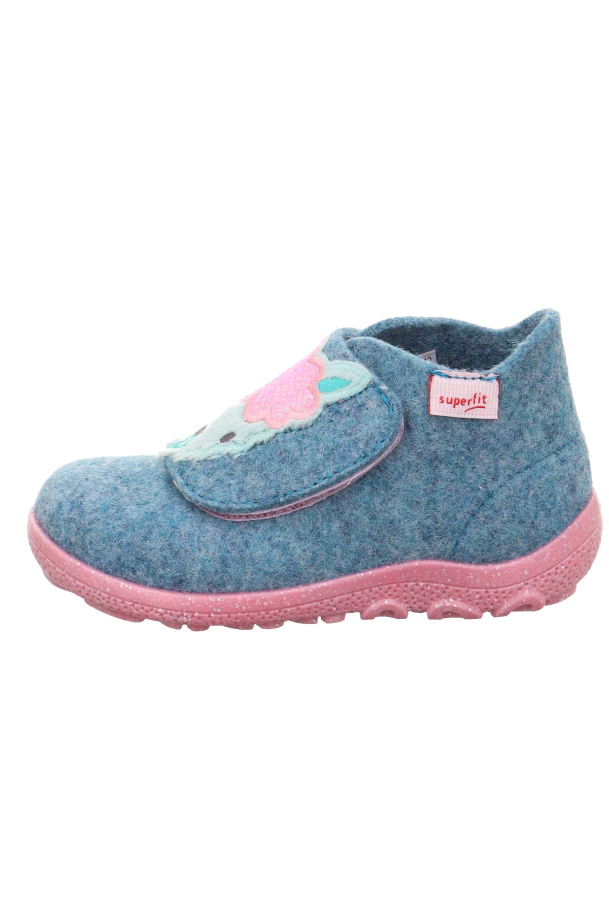 Superfit Happy Octi Çocuk Keçe Panduf Mavi-Pembe