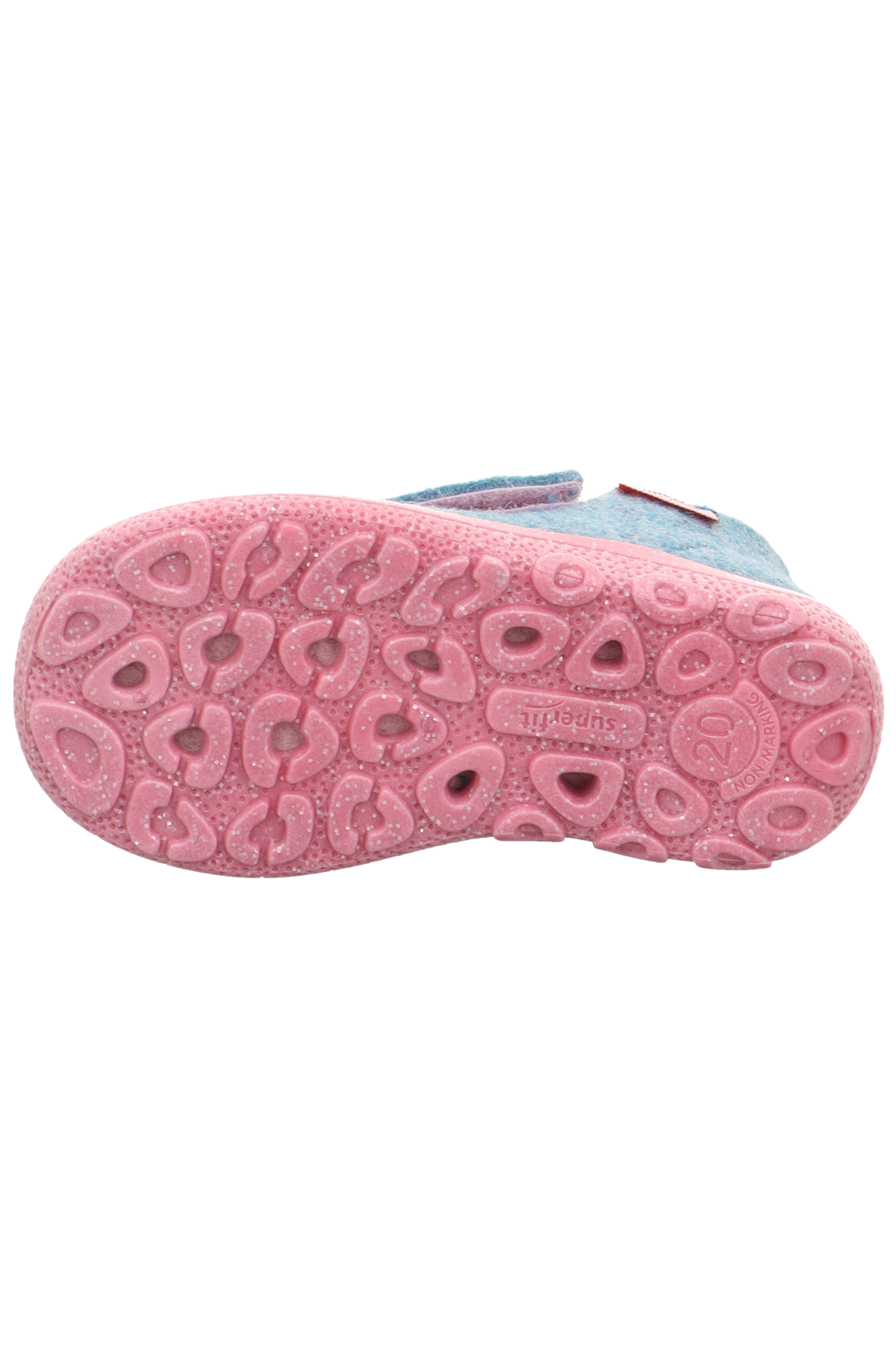Superfit Happy Octi Çocuk Keçe Panduf Mavi-Pembe