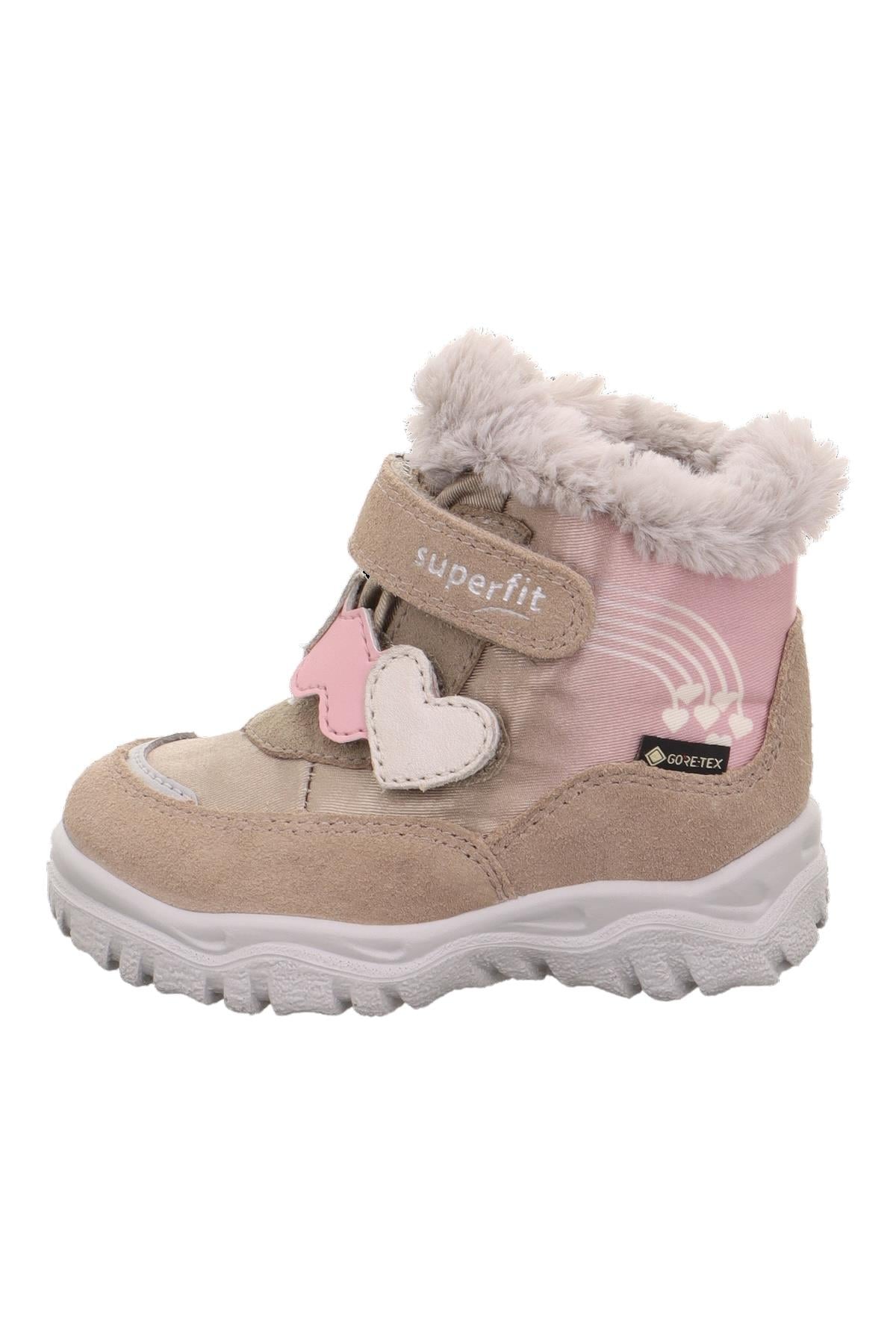 Superfit Husky+ Goretex Kız Bebek Kar Botu Bej