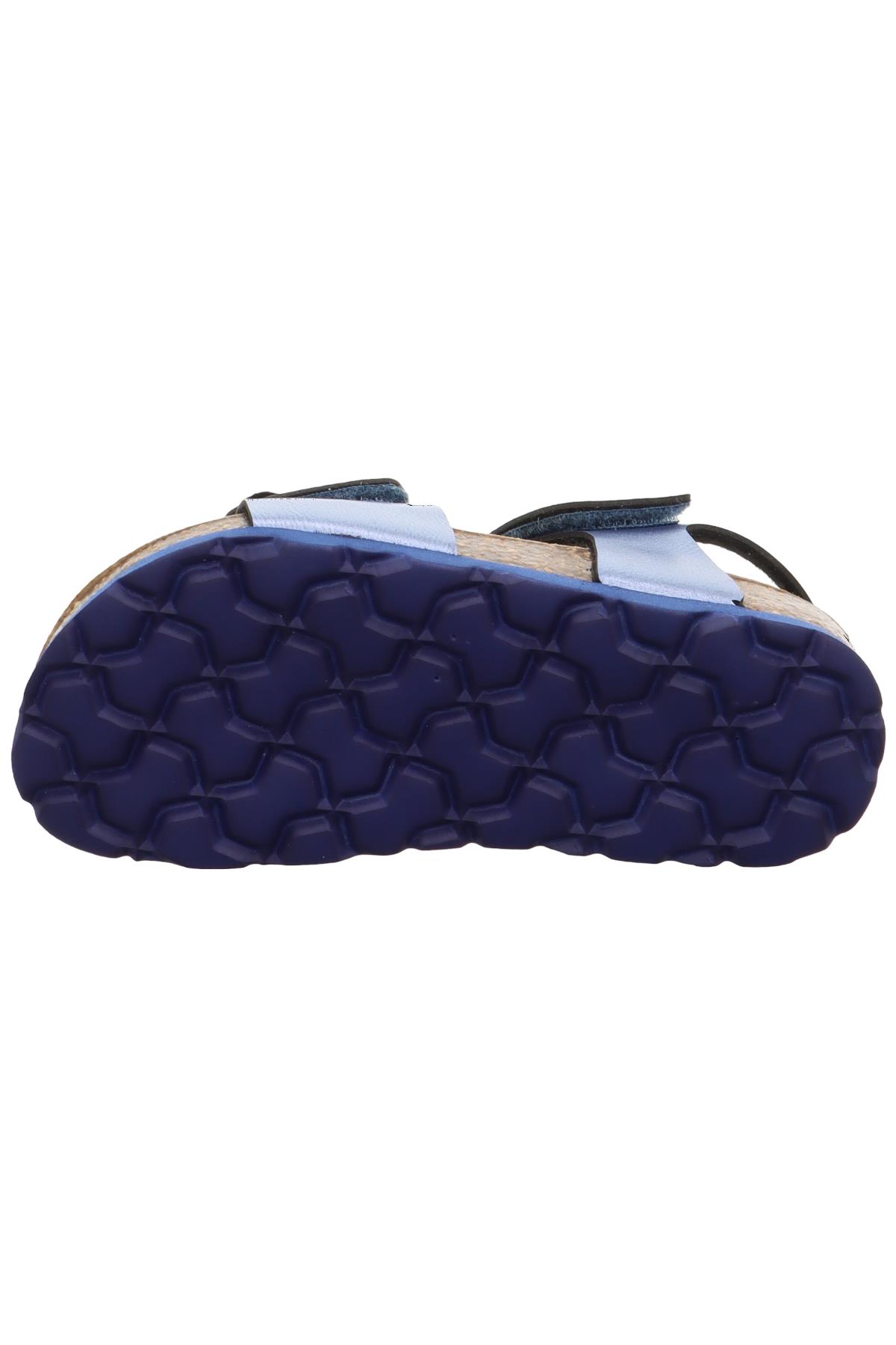 Superfit Mantar Taban Çiçekli Çocuk Sandalet Lacivert