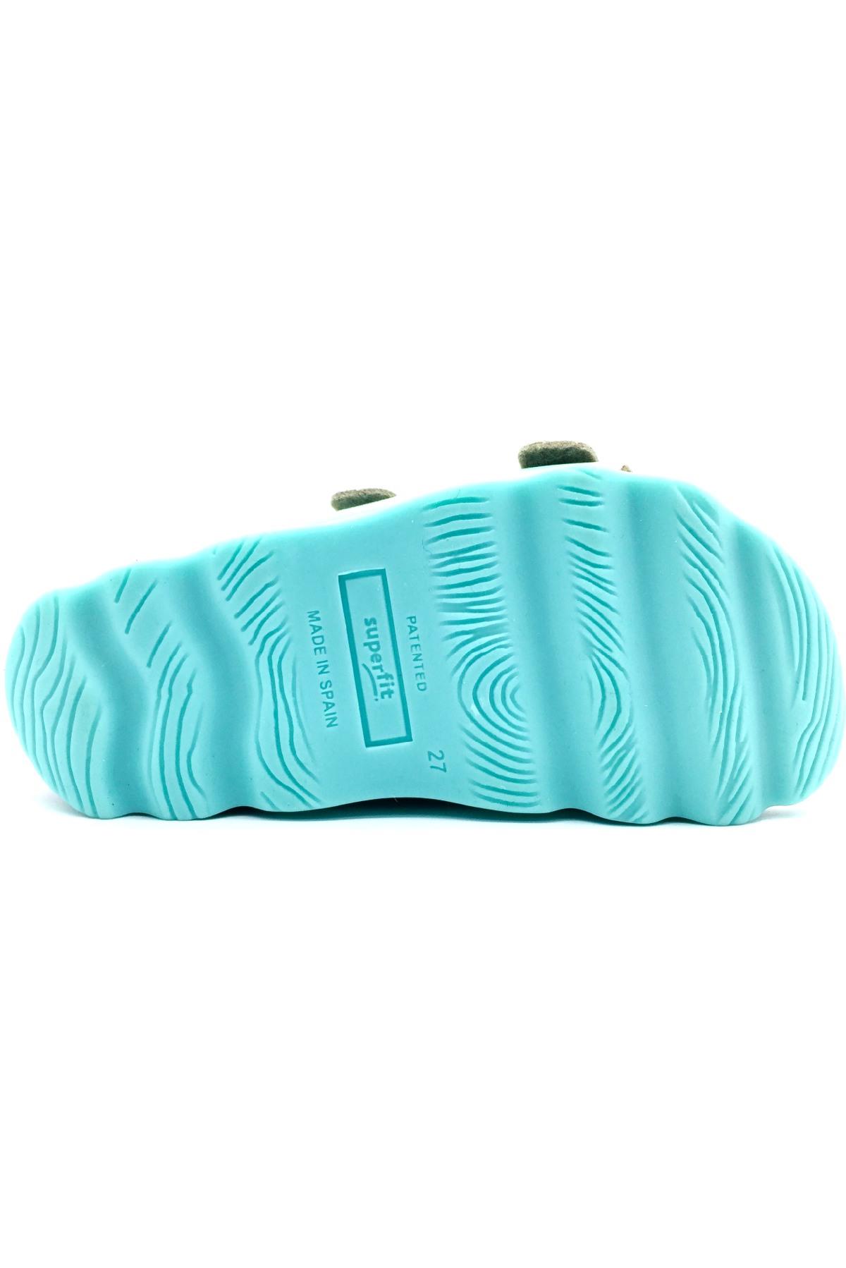 Superfit Mantar Taban Parlak Şık Terlik Mint