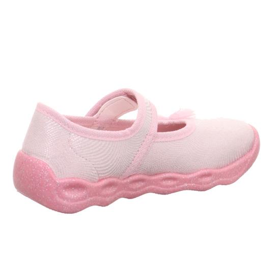 Superfit Minik Fiyonklu Ev Ayakkabısı Pudra