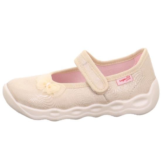 Superfit Minik Fiyonklu Ev Ayakkabısı Bej