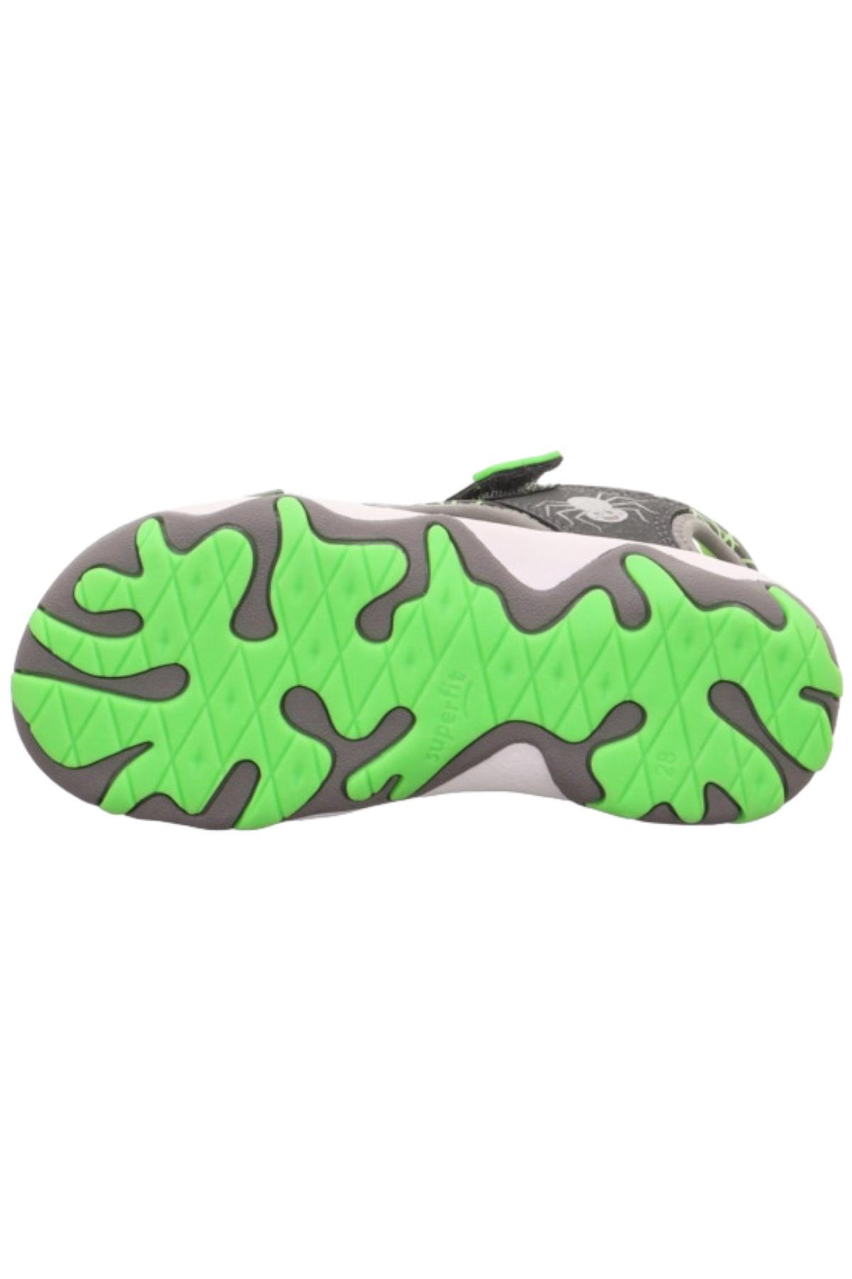 Superfit Paint Çocuk Deri Sandalet Siyah