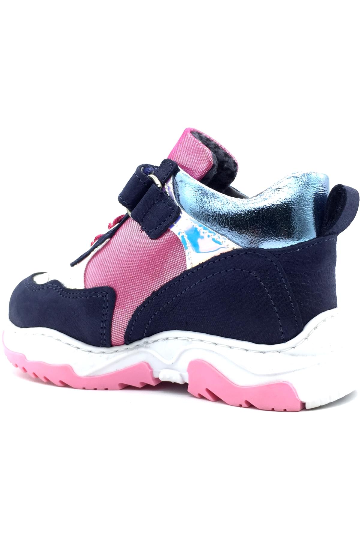 Traktör Taban Fashion Kız Bot Lacivert-Fuşya