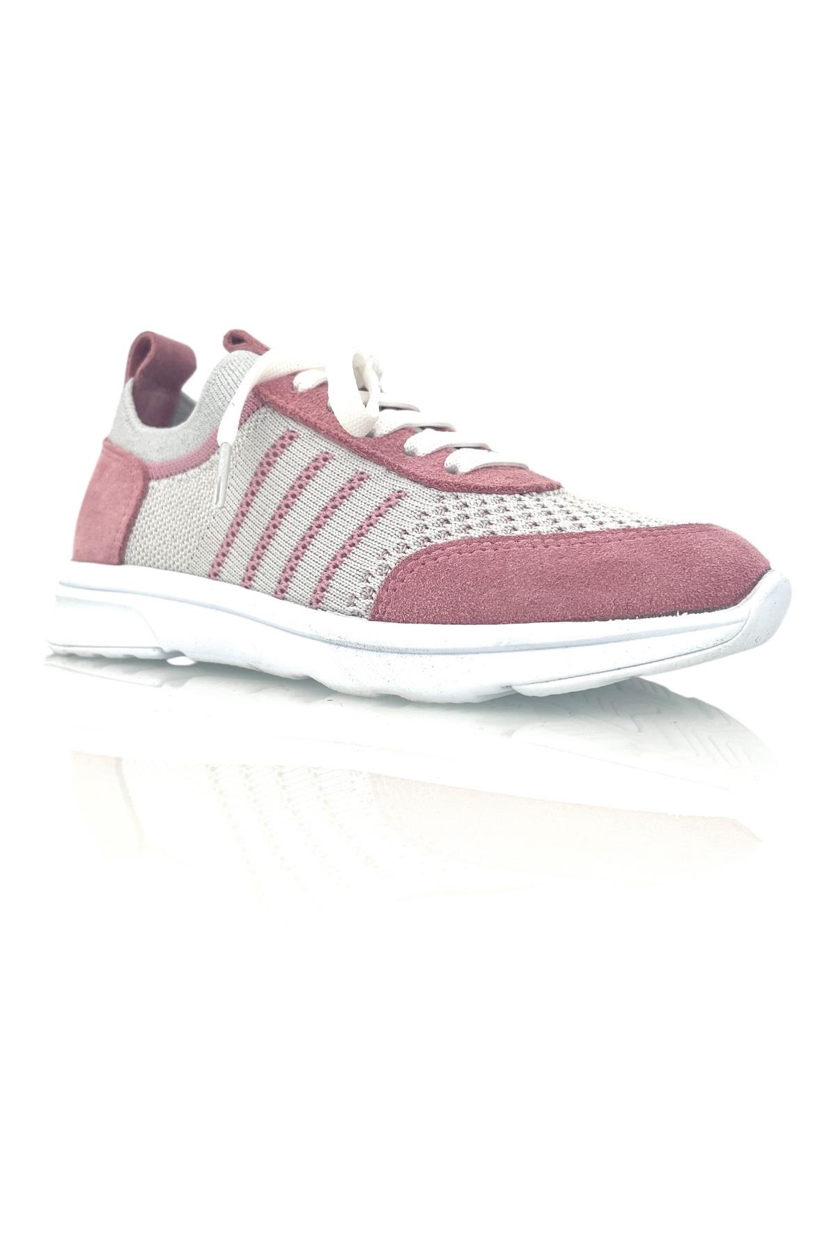 Triko Hafif Spor Ayakkabı Pembe