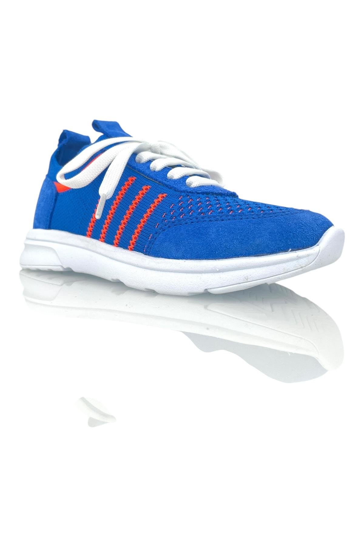 Triko Hafif Spor Ayakkabı Saks Mavi