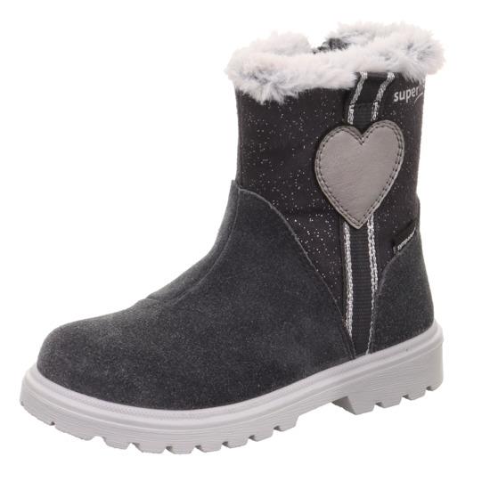 Velour Superfit Goretex Çocuk Kar Botu Füme