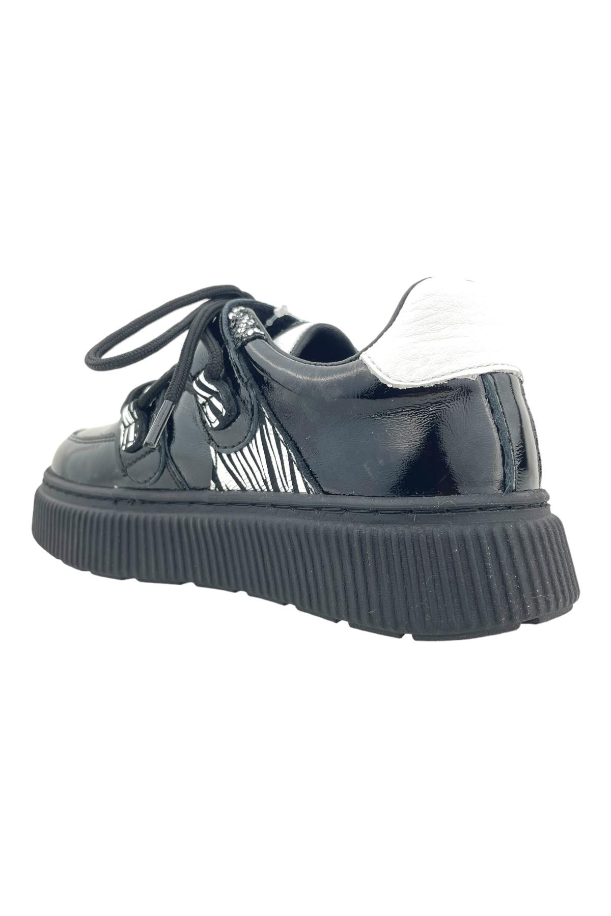 Vermont Kız Çocuk Okul Ayakkabısı Siyah Rugan