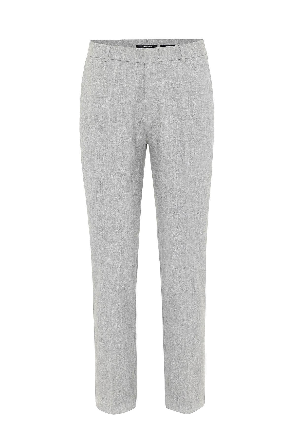 Antioch Açık Gri Slim Fit Comfort Erkek Pantolon