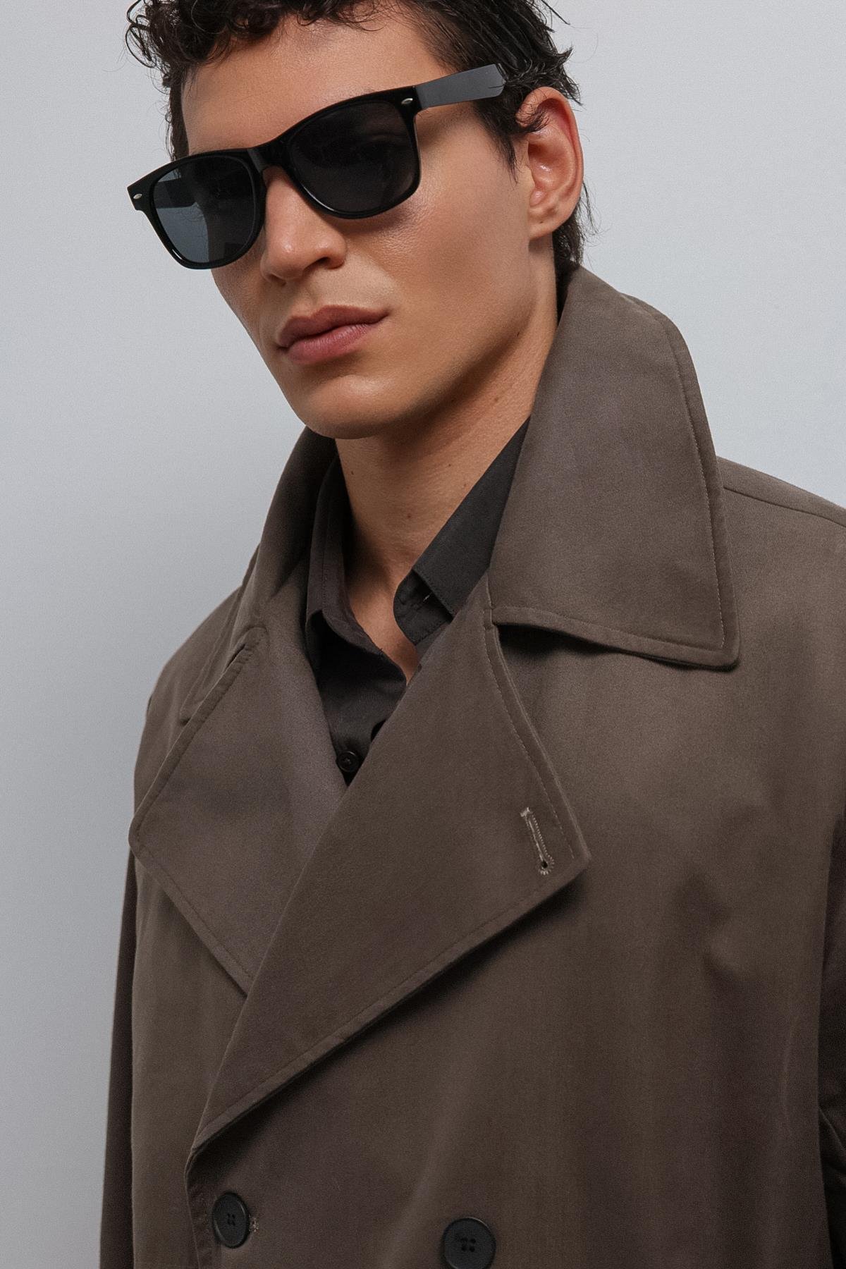 Antioch Açık Kahve Relax Fit Erkek Trençkot