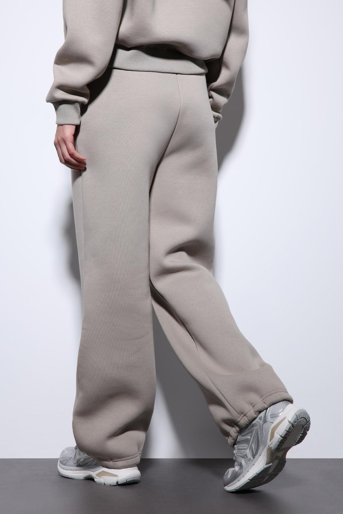 Antioch Açık Vizon Basic Ayarlanabilir Paça Kadın Eşofman Altı