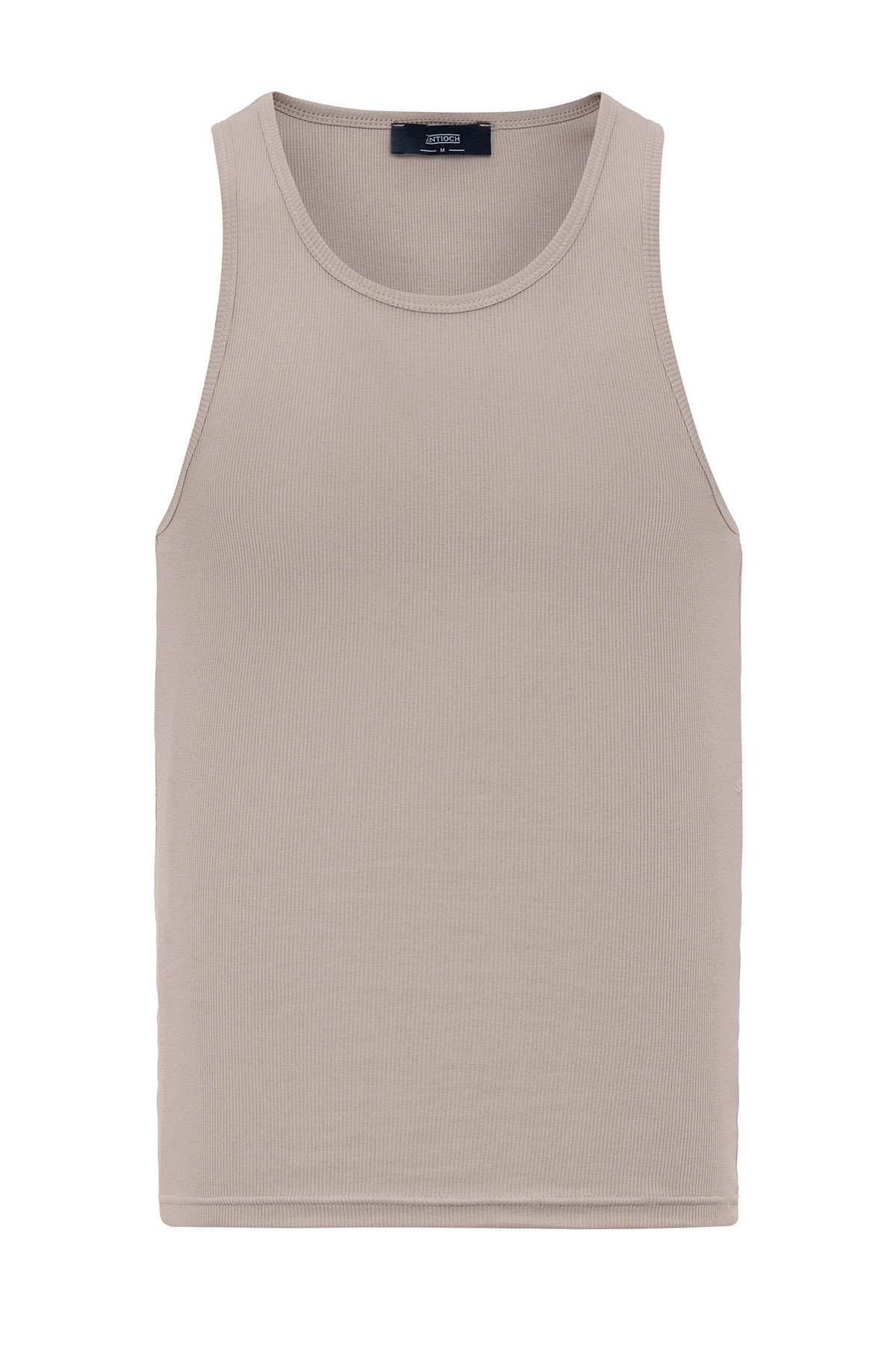 Antioch Bej Slim Fit Erkek Atlet