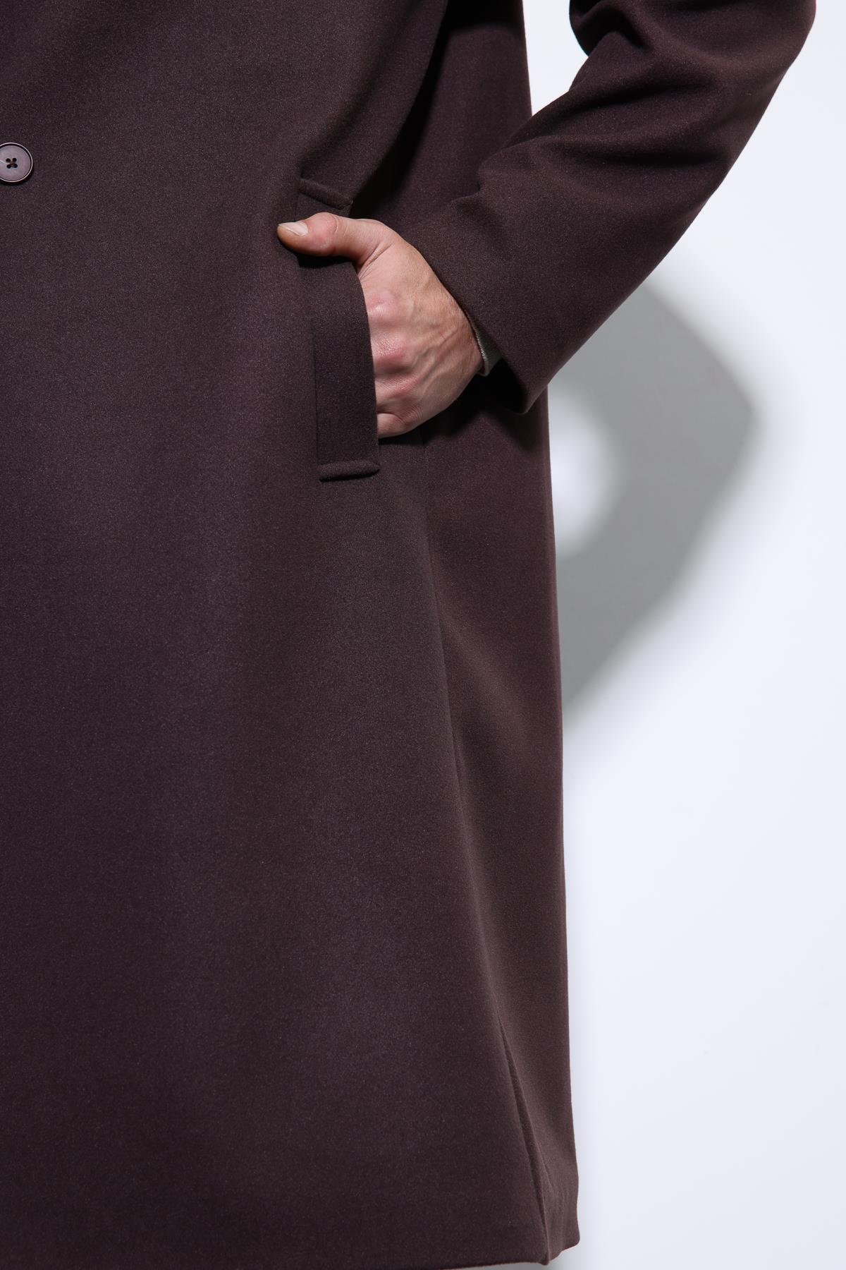 Oversize Double Breasted Men's Coat