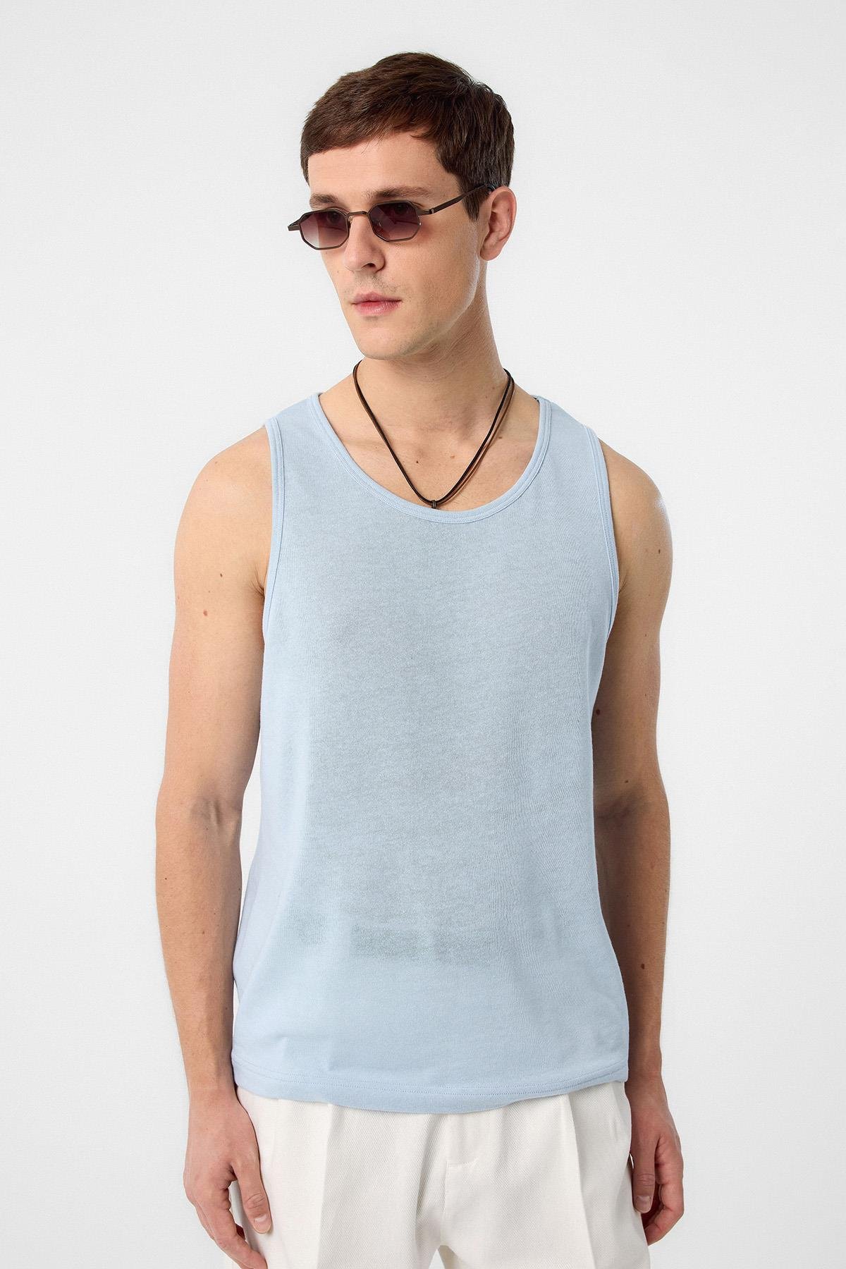 Antioch Bebe Mavi Basic Erkek Atlet