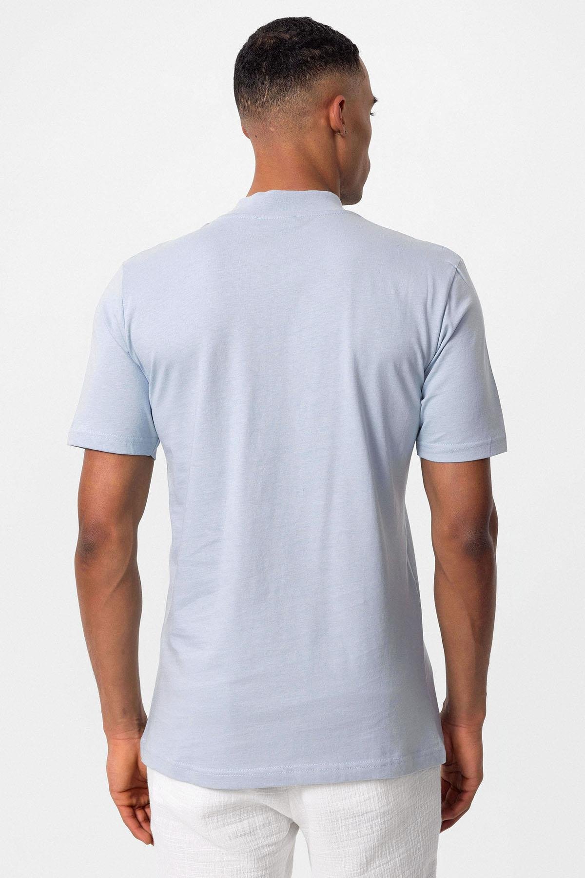 Antioch Bebe Mavi Slim Fit Basic T-Shirt