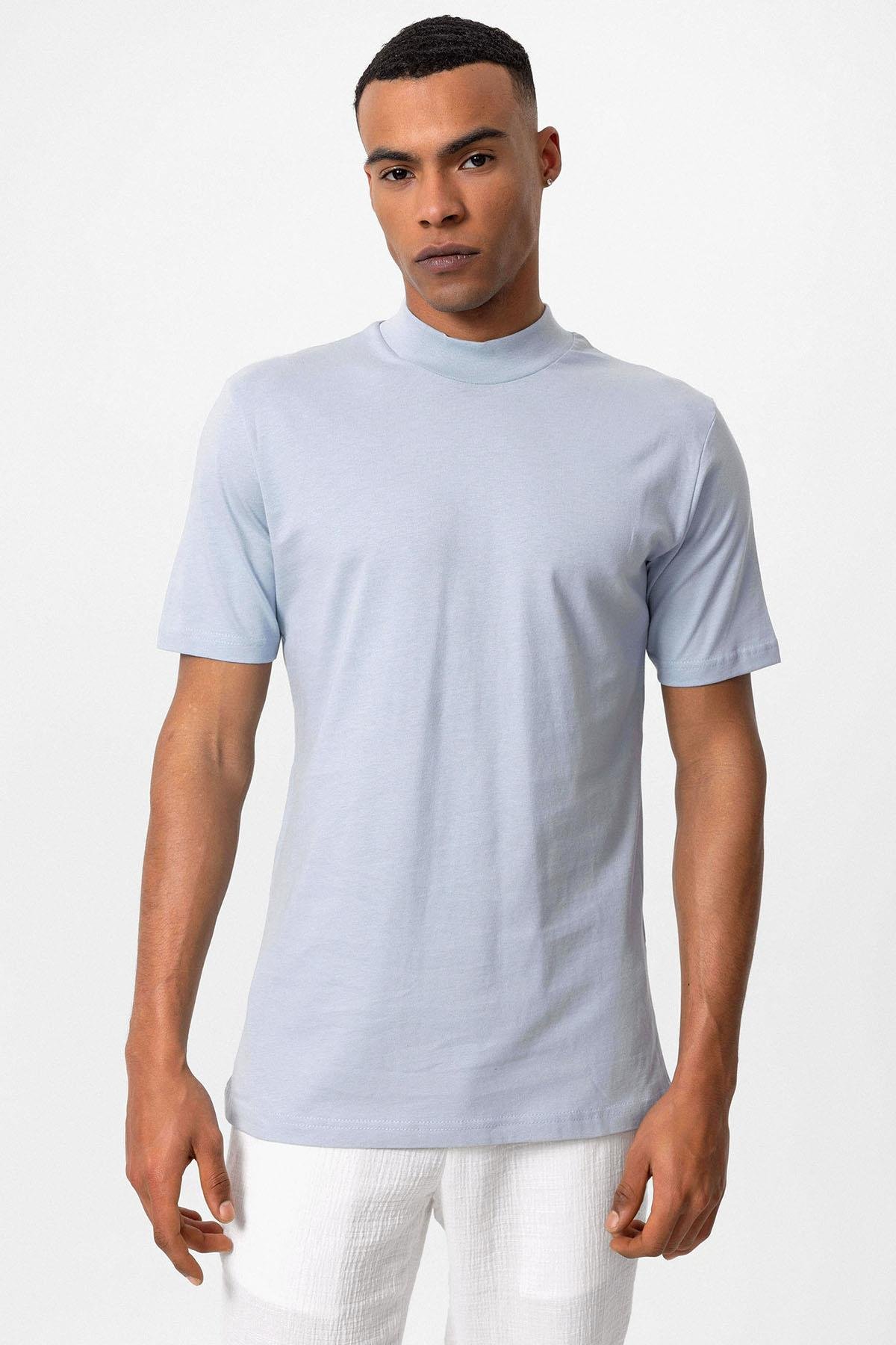 Antioch Bebe Mavi Slim Fit Basic T-Shirt