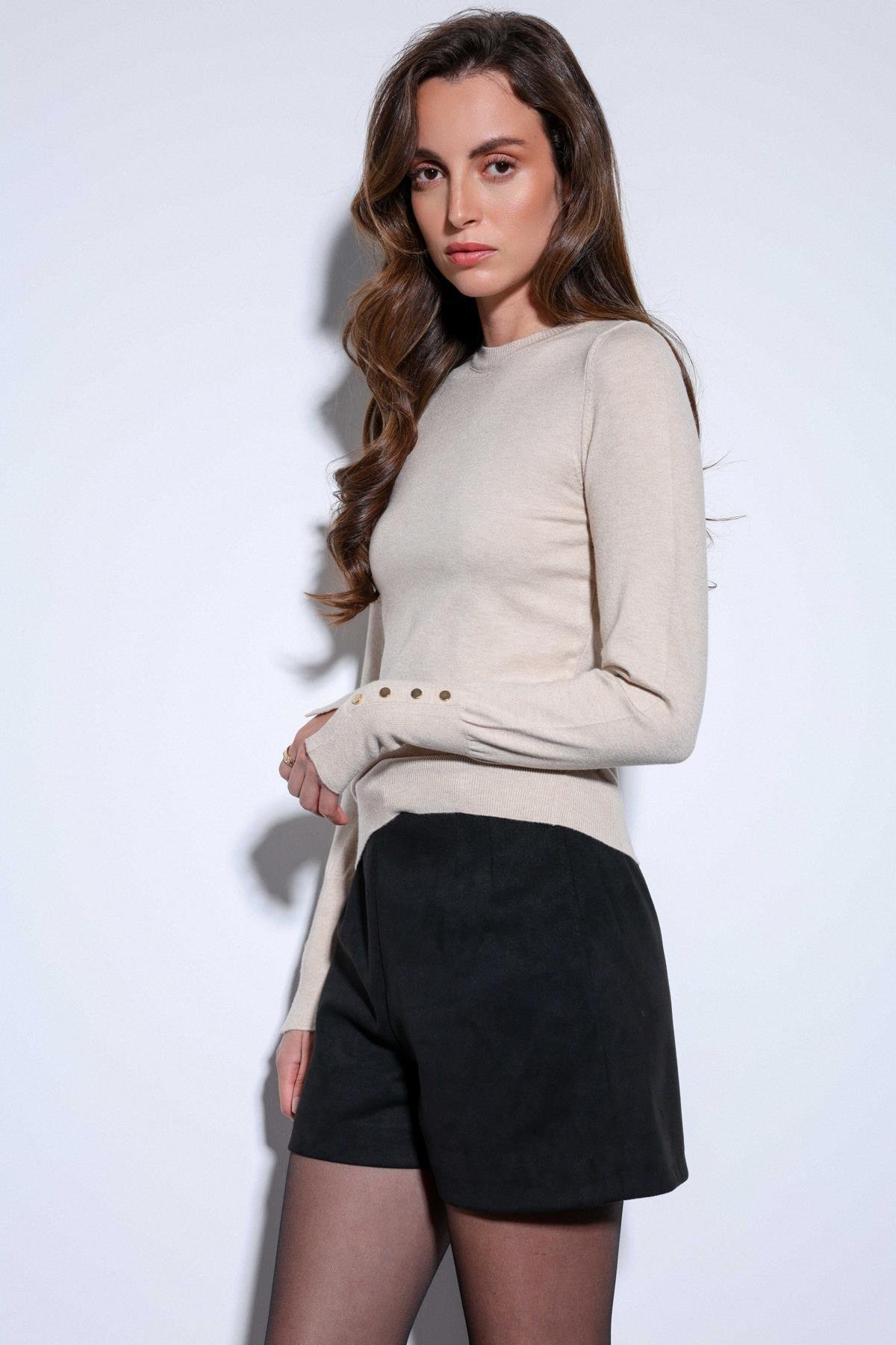 Antioch Bej Basic Kadın Triko Kazak