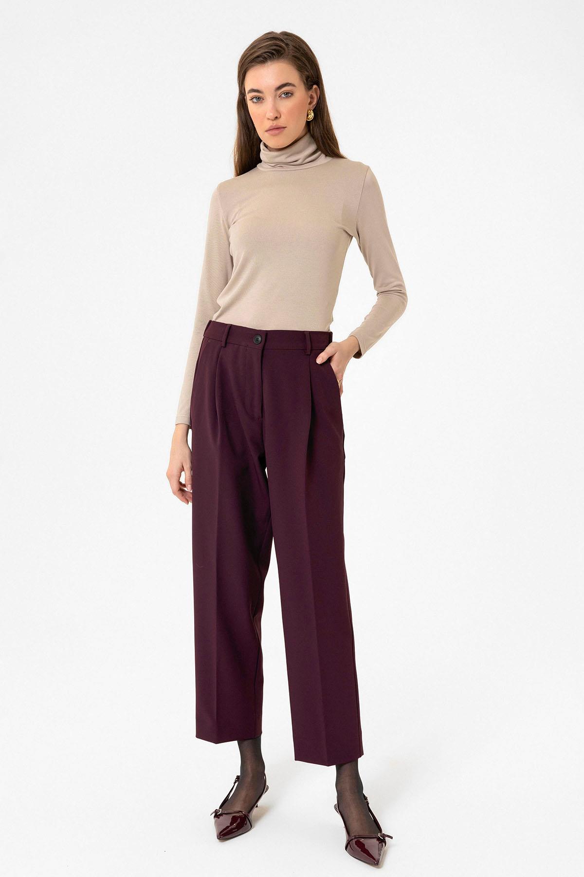 Antioch Bej Kadın Boğazlı Triko Kazak