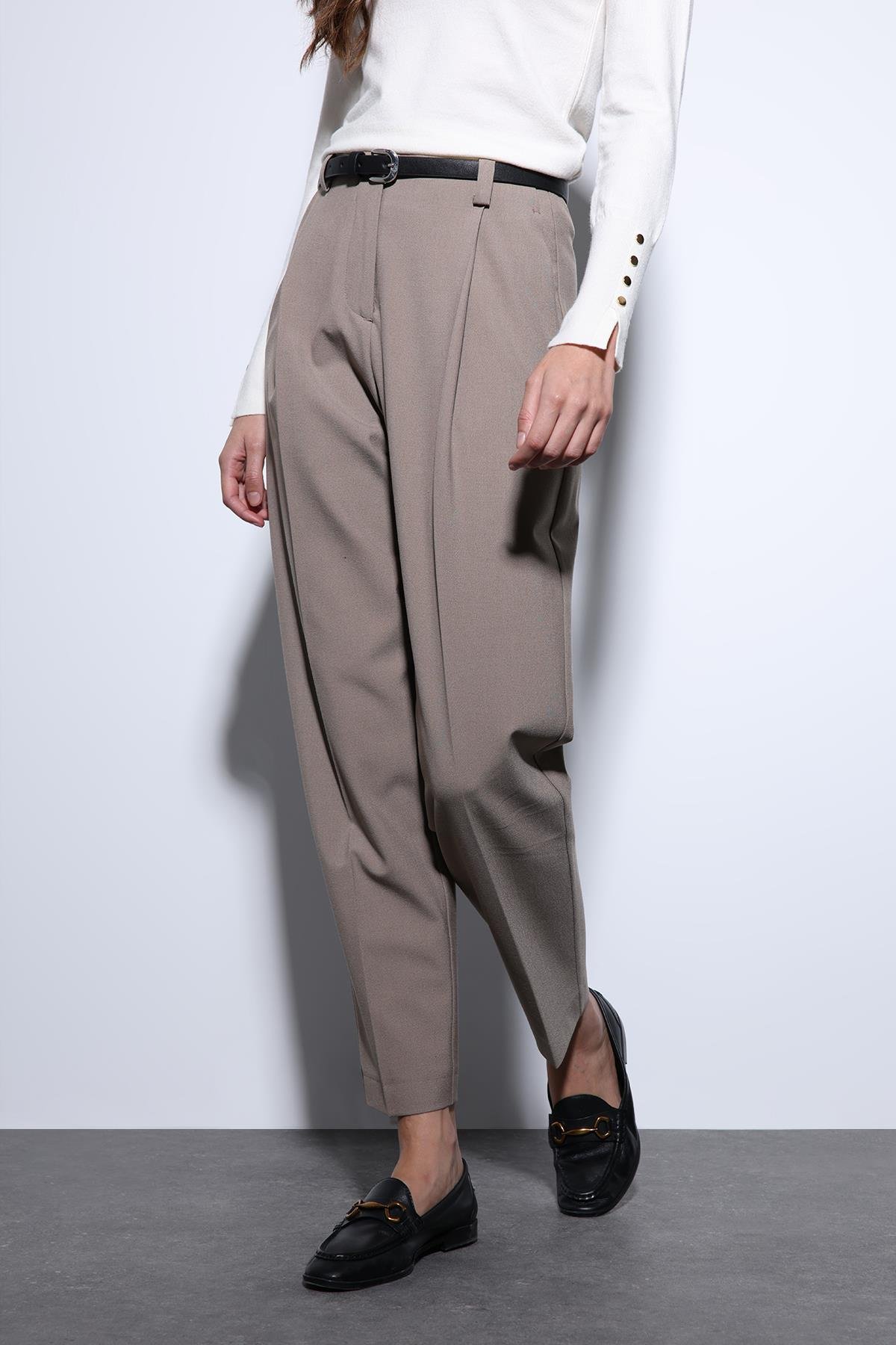 Antioch Bej Pensli Kadın Pantolon