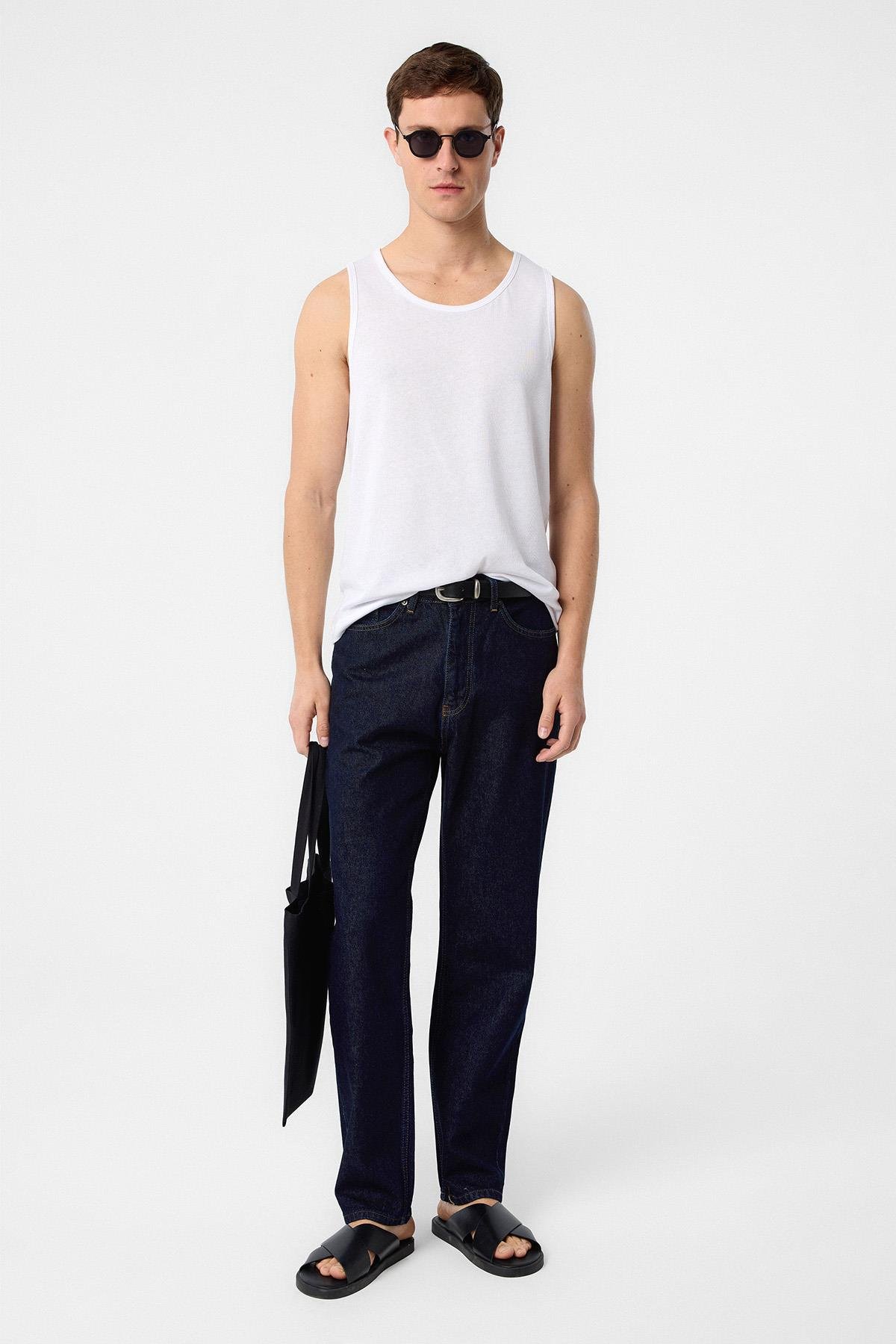 Antioch Beyaz Basic Erkek Atlet