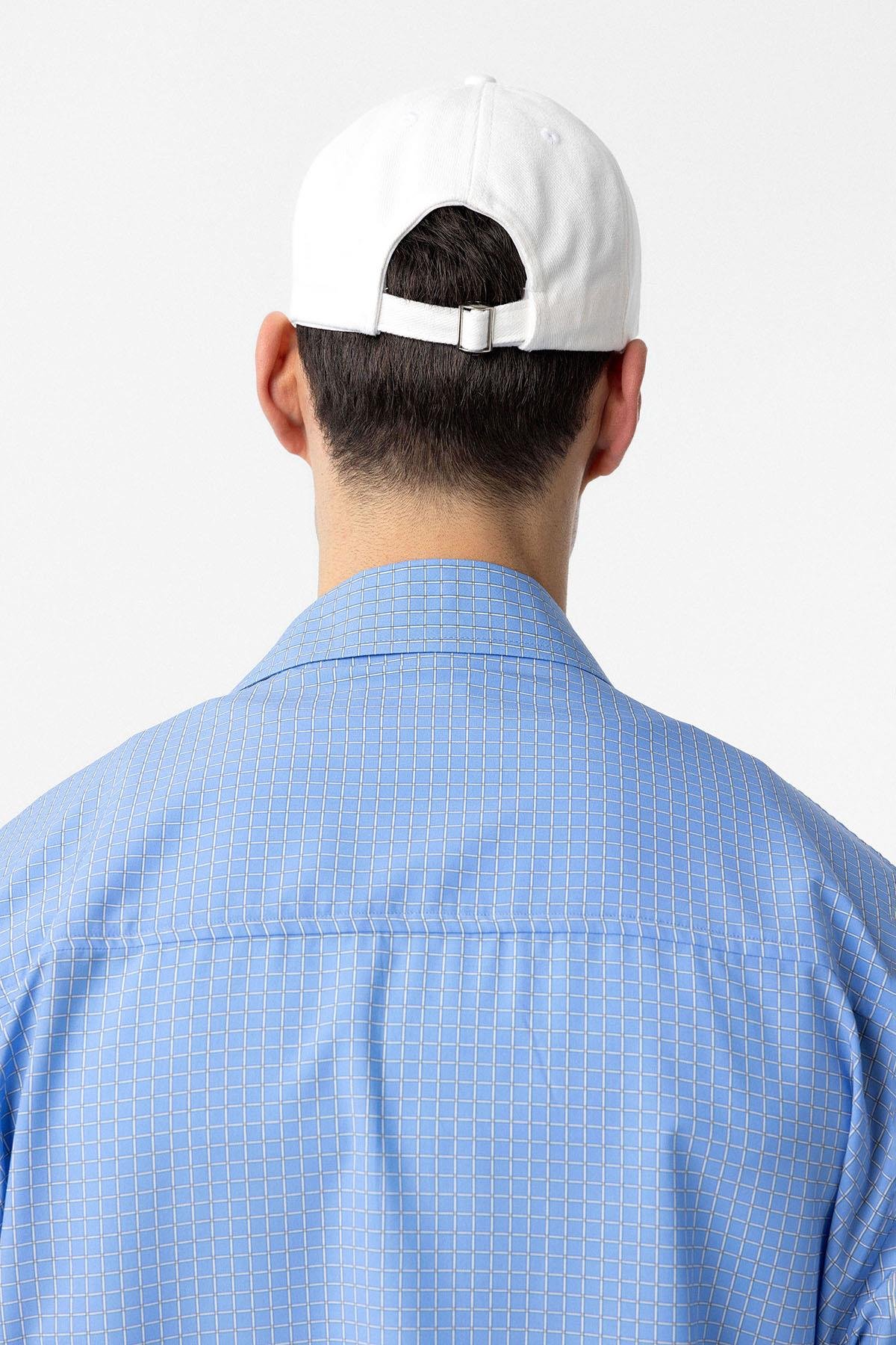 Antioch Beyaz İşlemeli Erkek Şapka