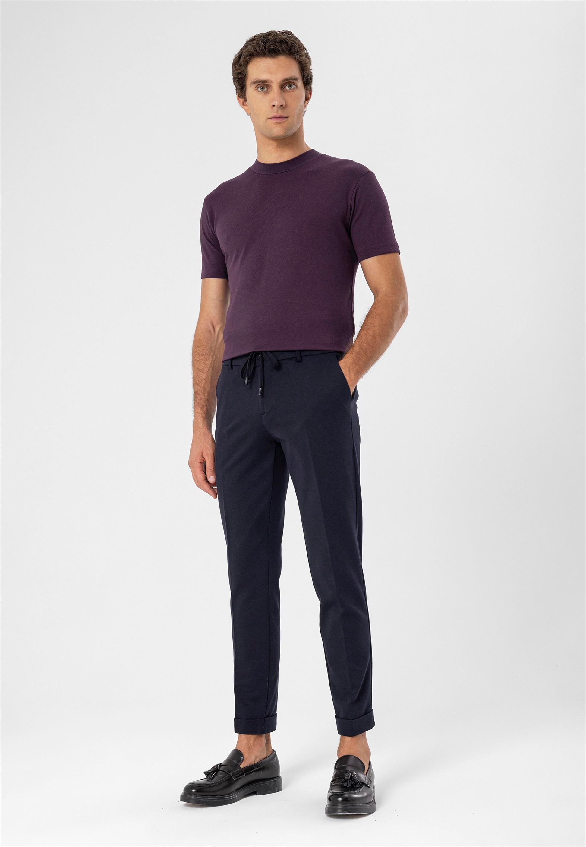 Antioch Mürdüm Bisiklet Yaka Slim Fit T-Shirt